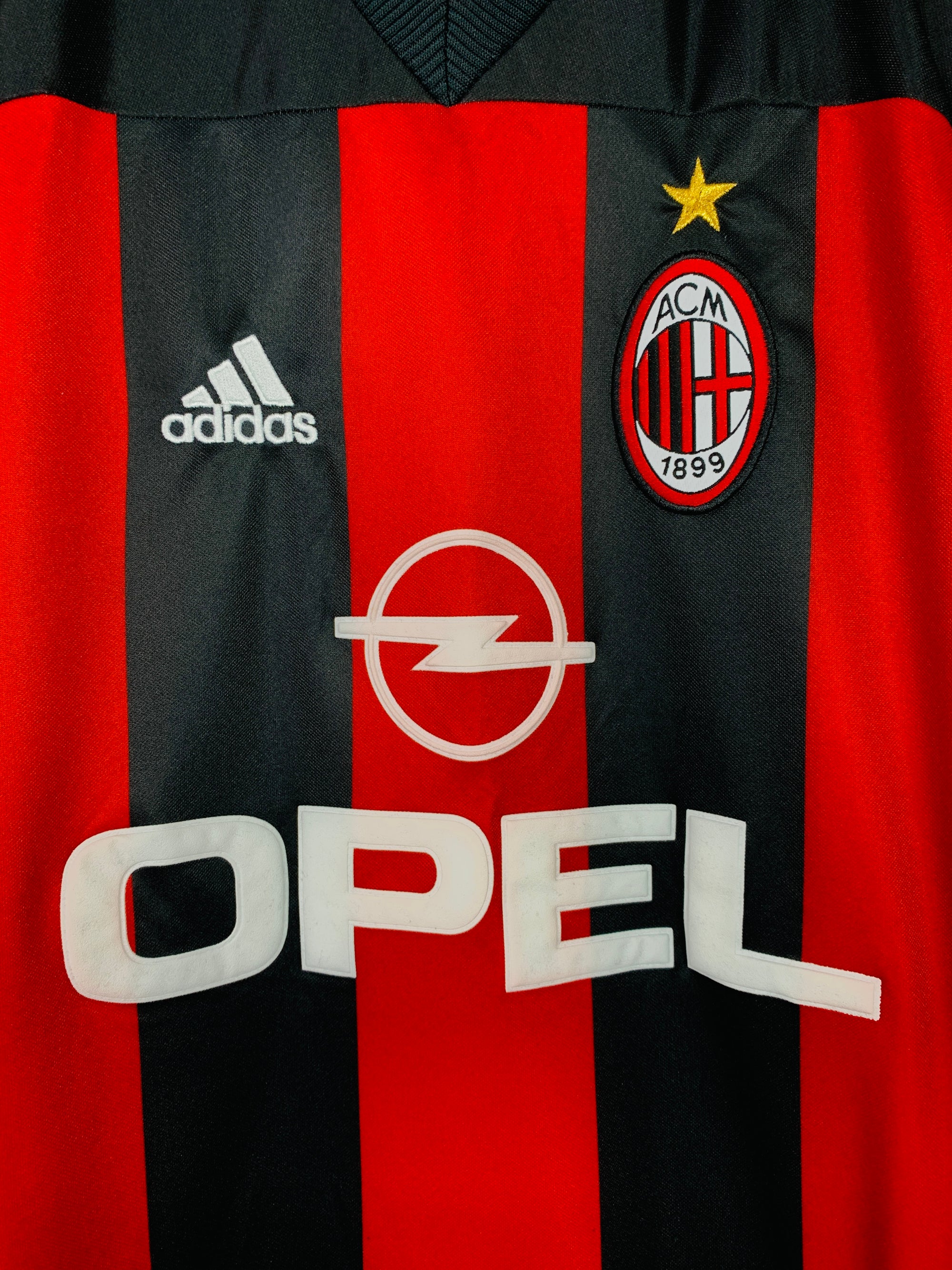 AC MILAN 2000/2002 HOME SHIRT #7 SHEVCHENKO