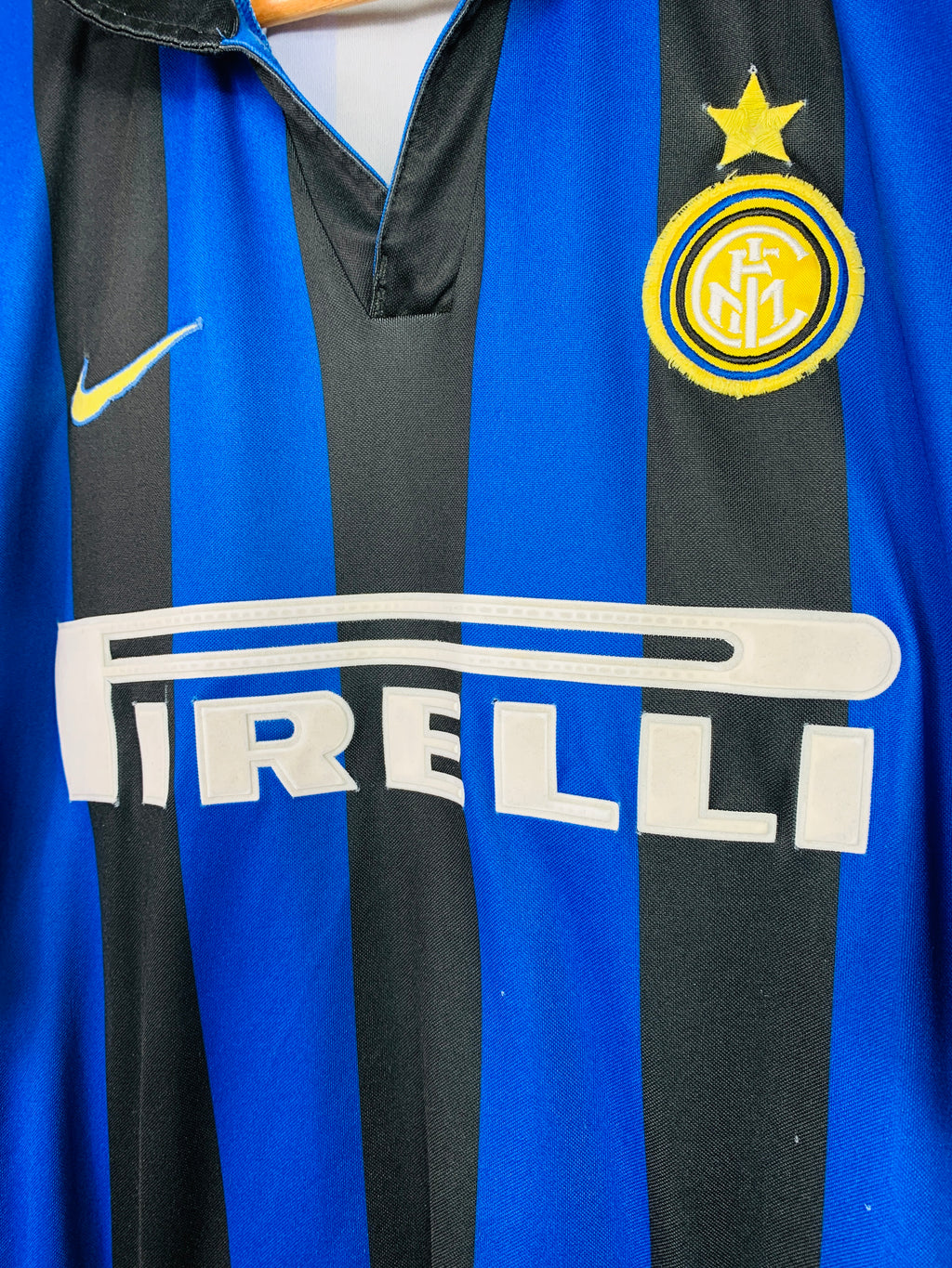 INTER MILAN 1998/1999 HOME SHIRT #9 RONALDO