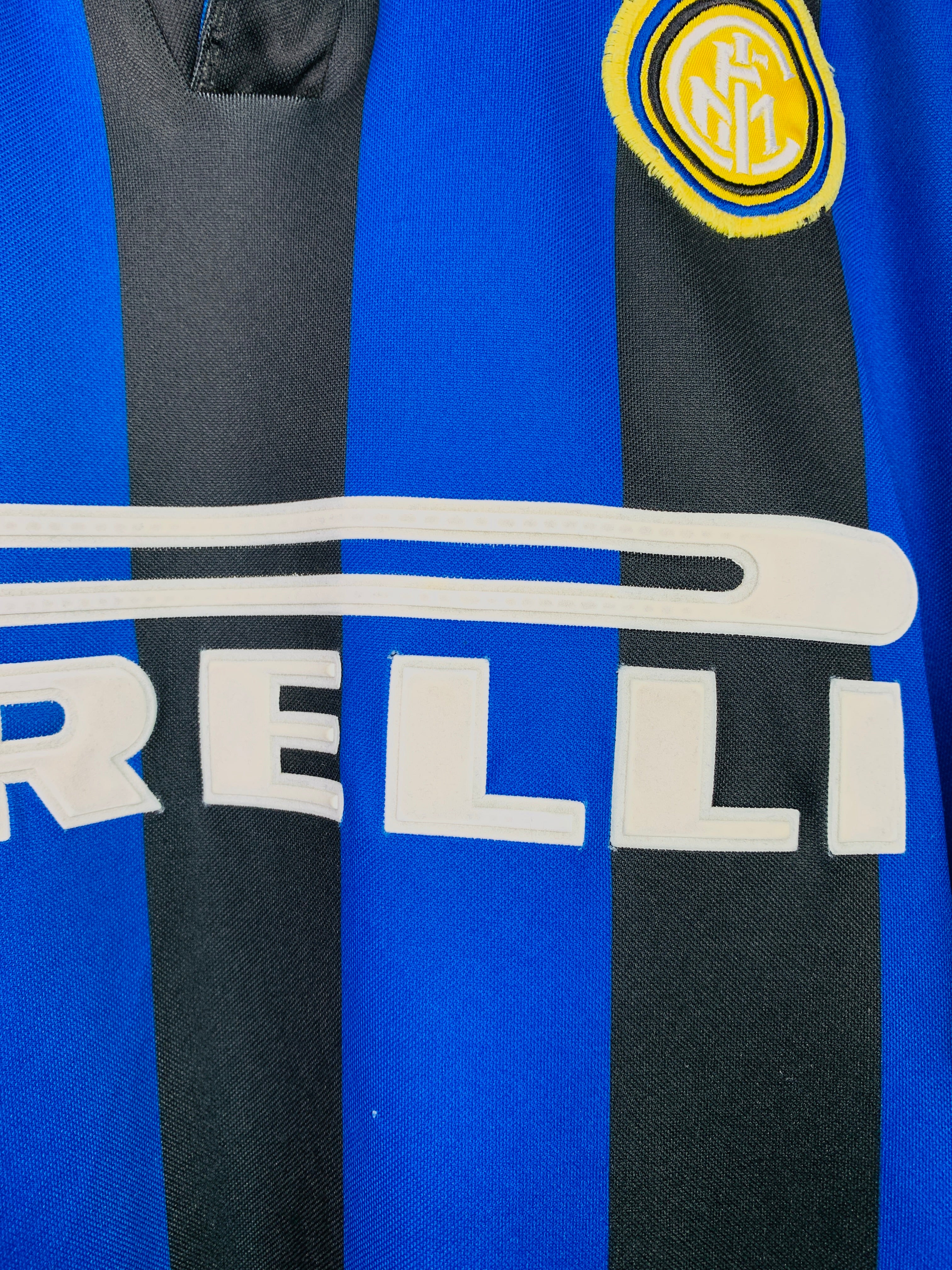 INTER MILAN 1998/1999 HOME SHIRT #9 RONALDO