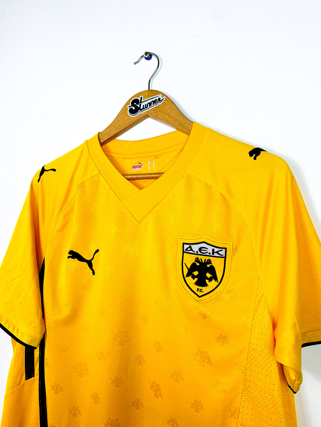 AEK 2009/2010 HOME SHIRT #1 KAFES