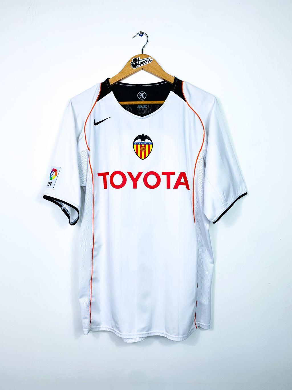 VALENCIA 2004/2005 HOME SHIRT #21 AIMAR