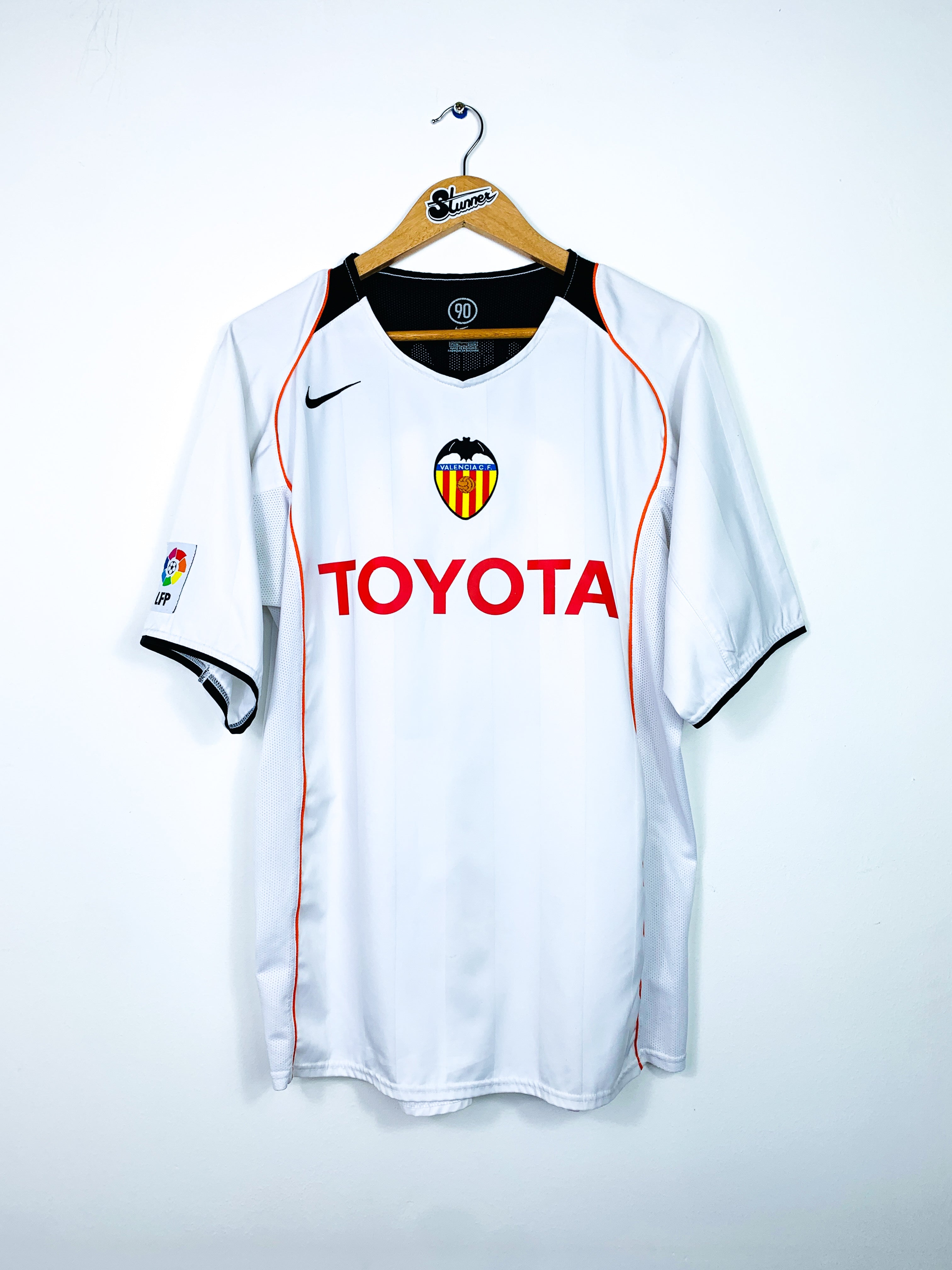 VALENCIA 2004/2005 HOME SHIRT #21 AIMAR