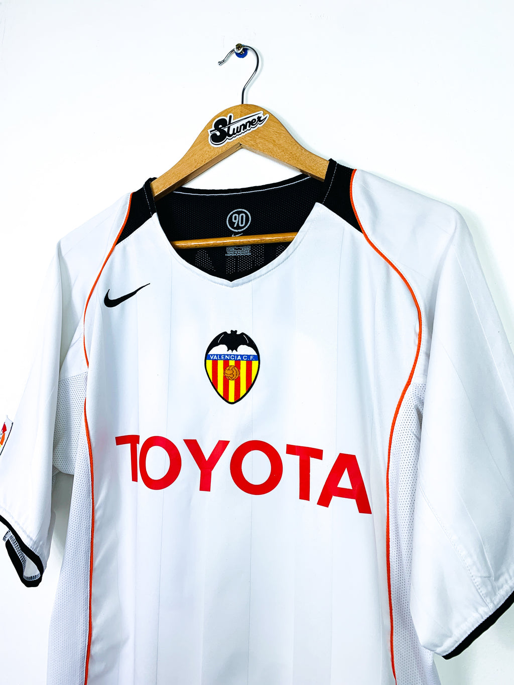 VALENCIA 2004/2005 HOME SHIRT #21 AIMAR