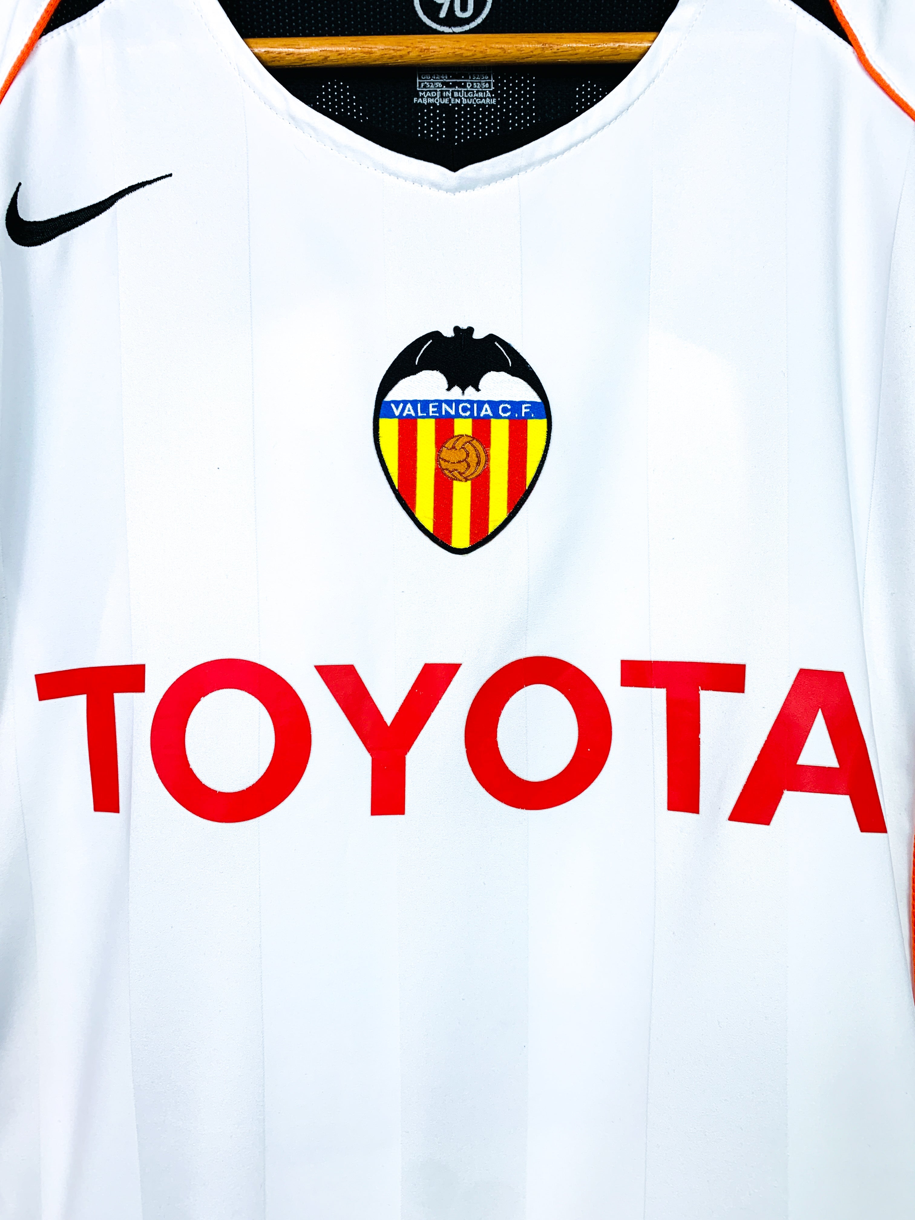 VALENCIA 2004/2005 HOME SHIRT #21 AIMAR