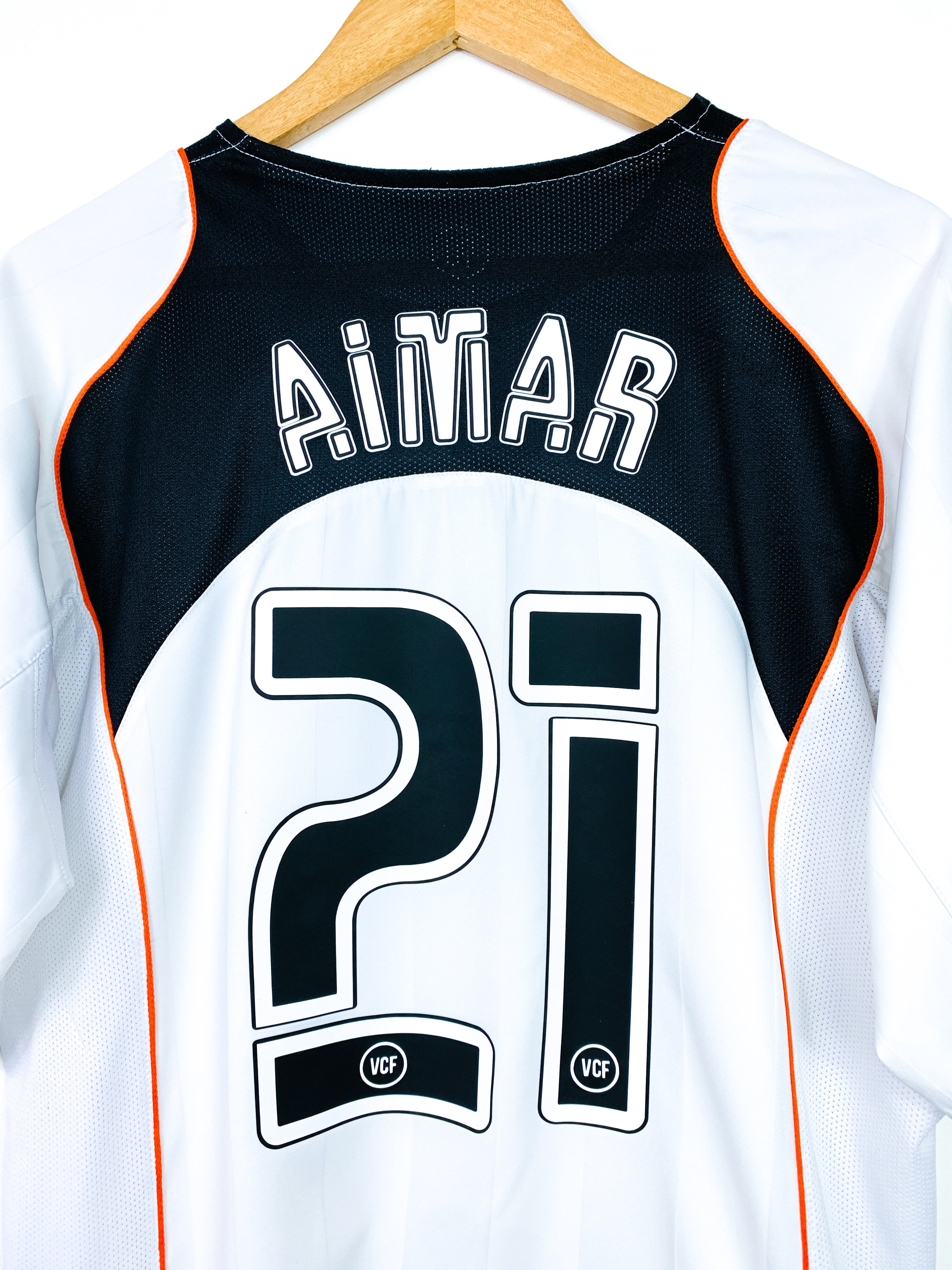 VALENCIA 2004/2005 HOME SHIRT #21 AIMAR