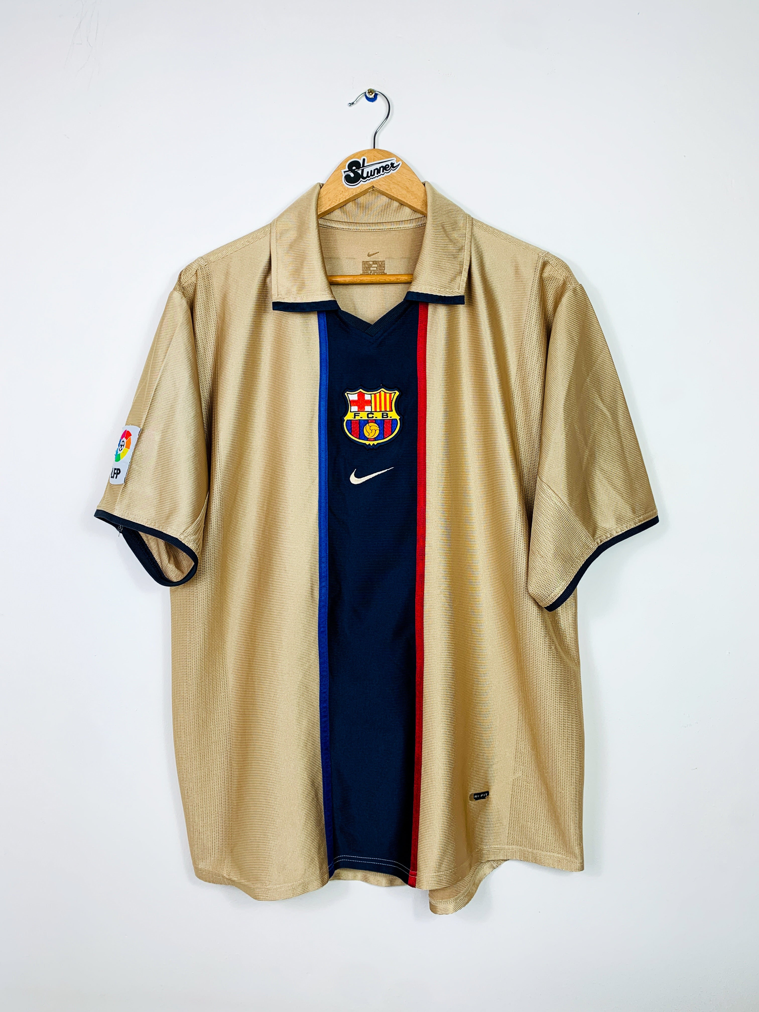 BARCELONA 2001/2003 AWAY SHIRT #9 KLUIVERT