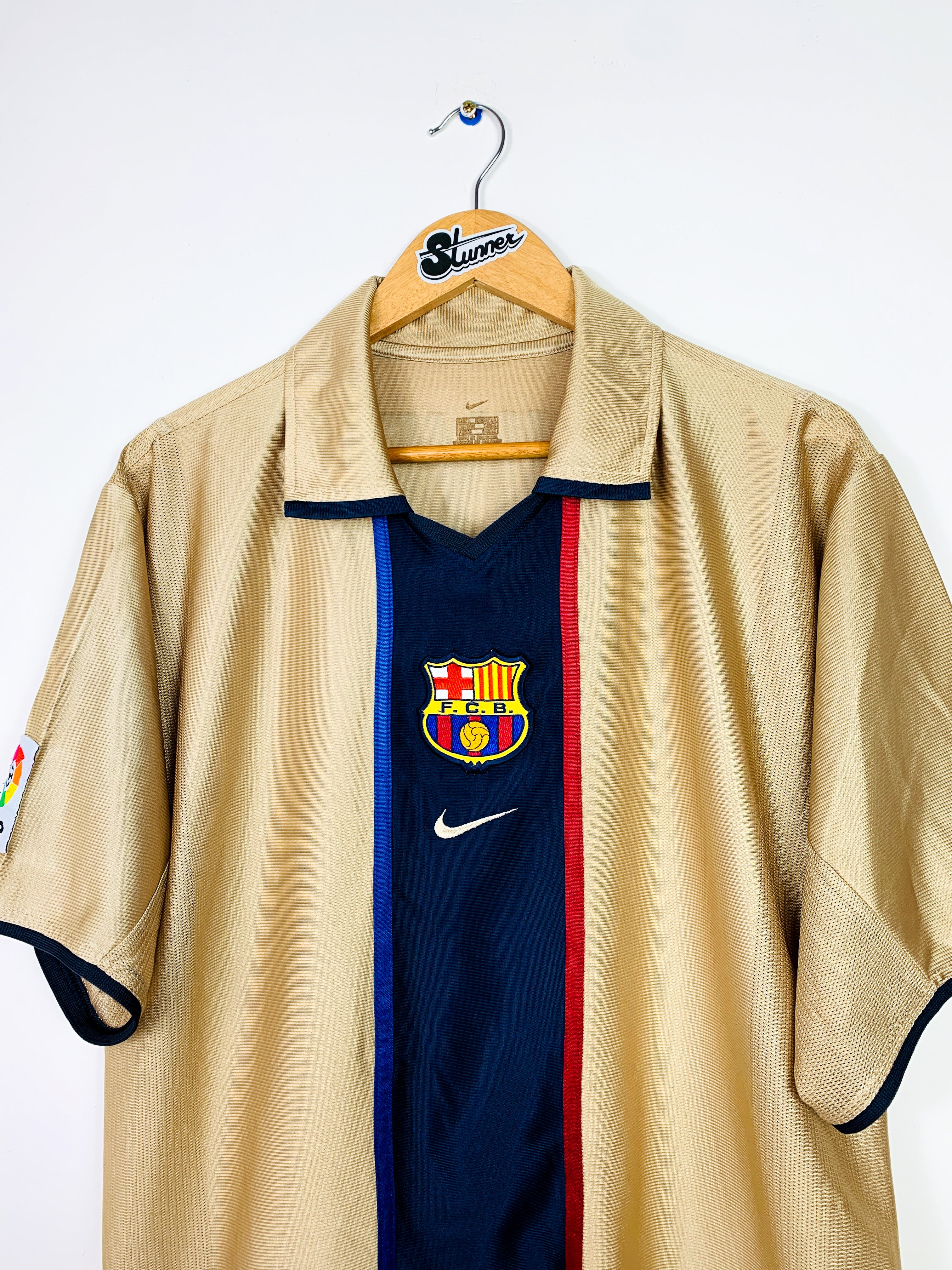 BARCELONA 2001/2003 AWAY SHIRT #9 KLUIVERT