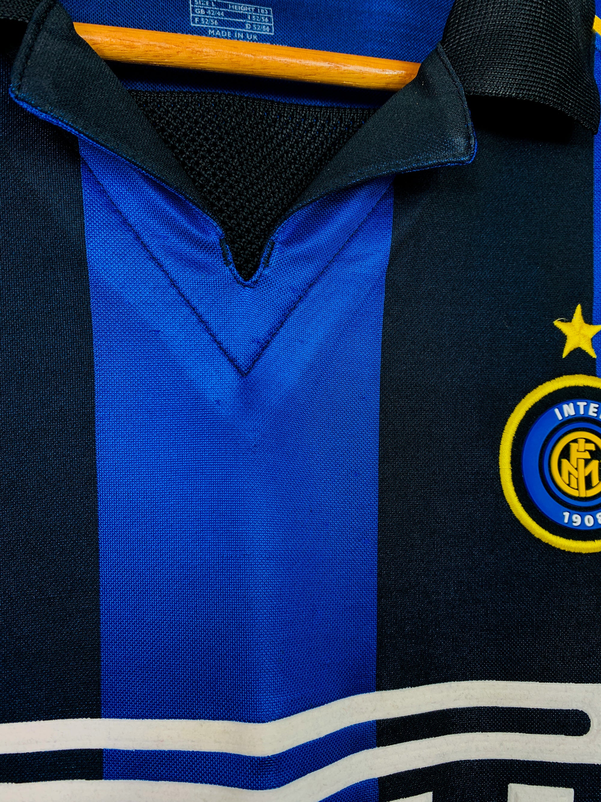 INTER MILAN 2001/2002 HOME SHIRT #9 RONALDO