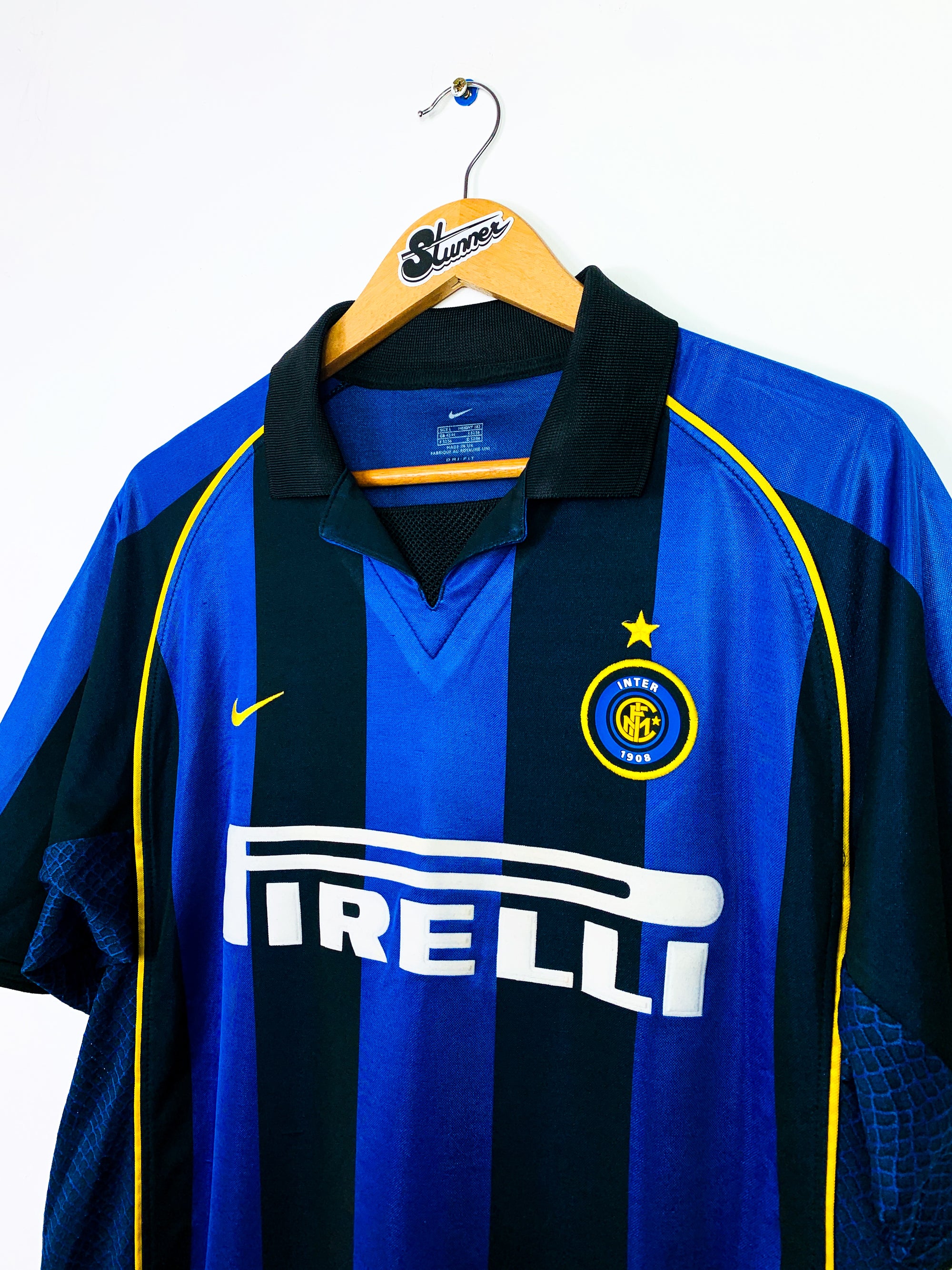 INTER MILAN 2001/2002 HOME SHIRT #9 RONALDO