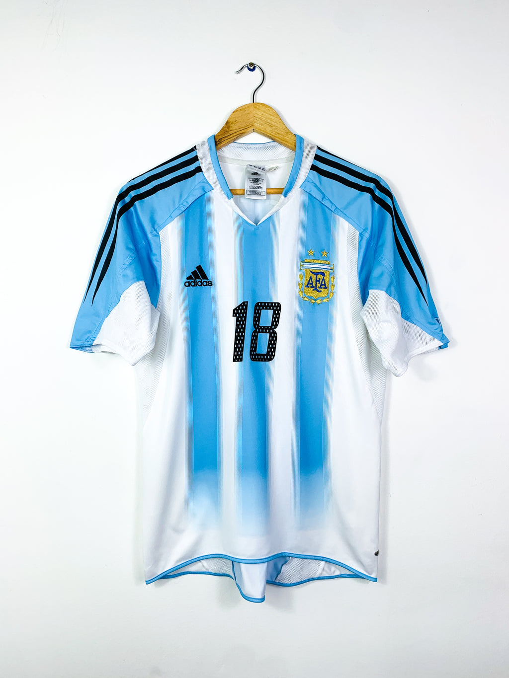 ARGENTINA 2004/2005 HOME SHIRT #18 MESSI [M]