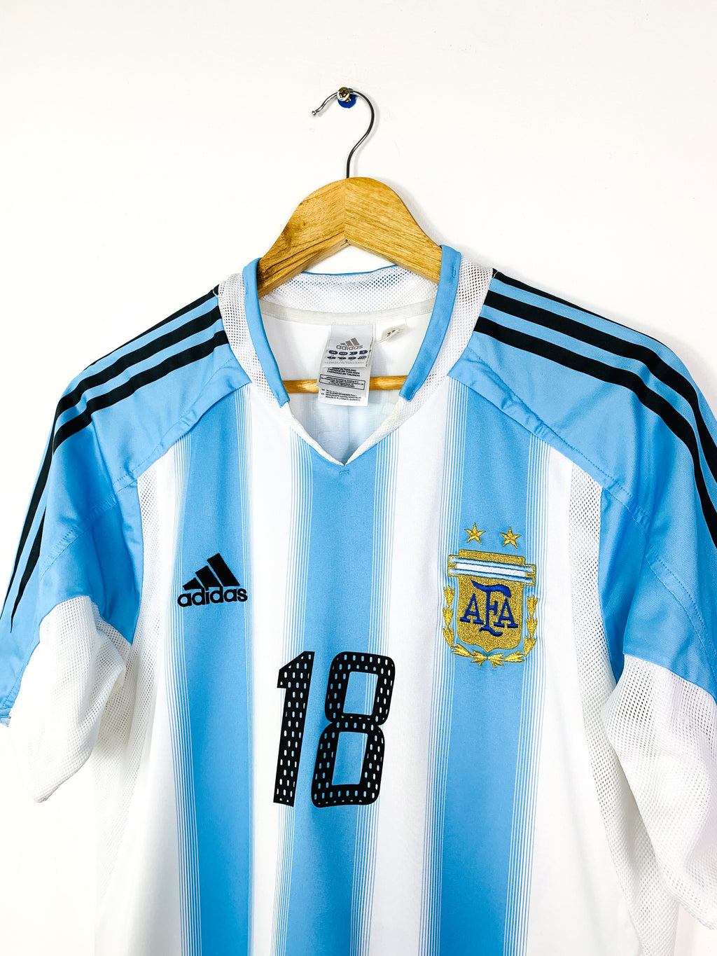 ARGENTINA 2004/2005 HOME SHIRT #18 MESSI [M]