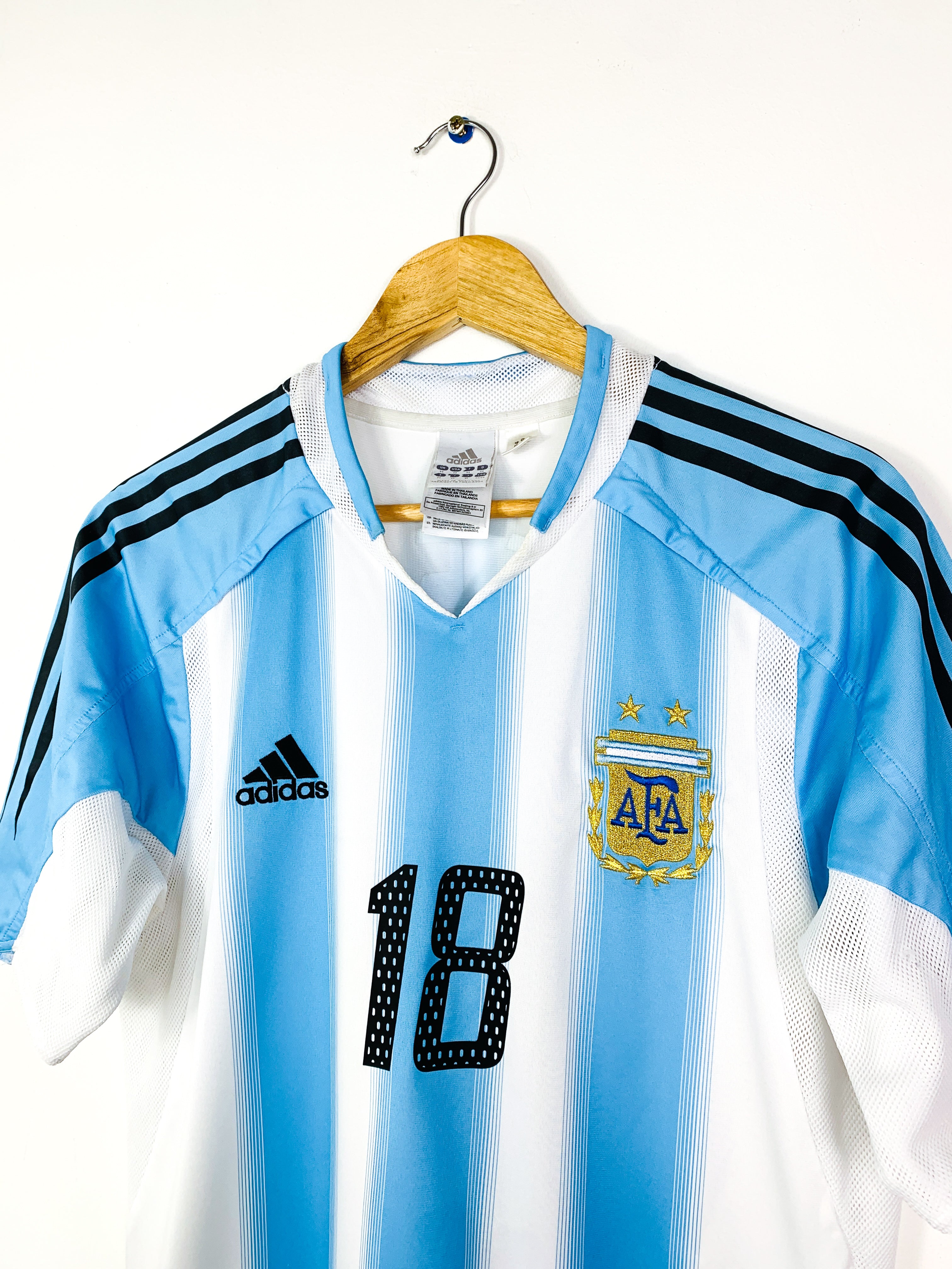 ARGENTINA 2004/2005 HOME SHIRT #18 MESSI [M]