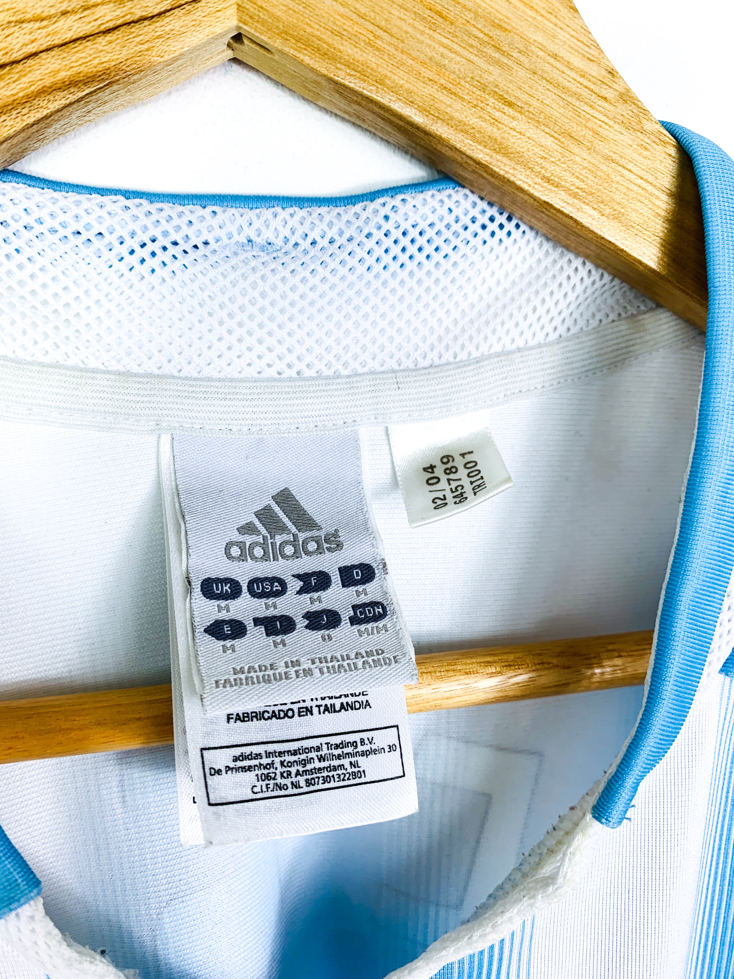ARGENTINA 2004/2005 HOME SHIRT #18 MESSI [M]