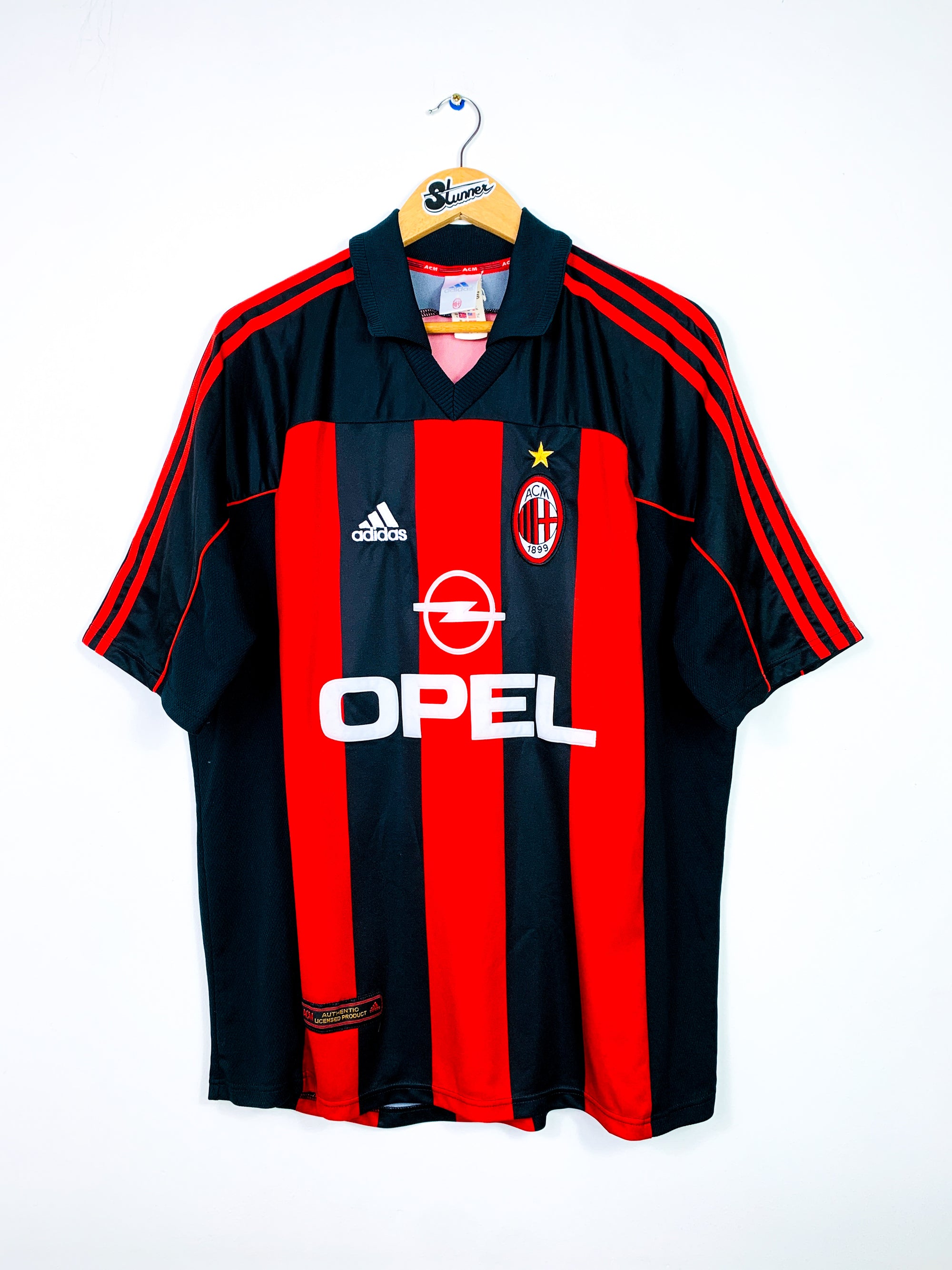 AC MILAN 2000/2002 HOME SHIRT #7 SHEVCHENKO
