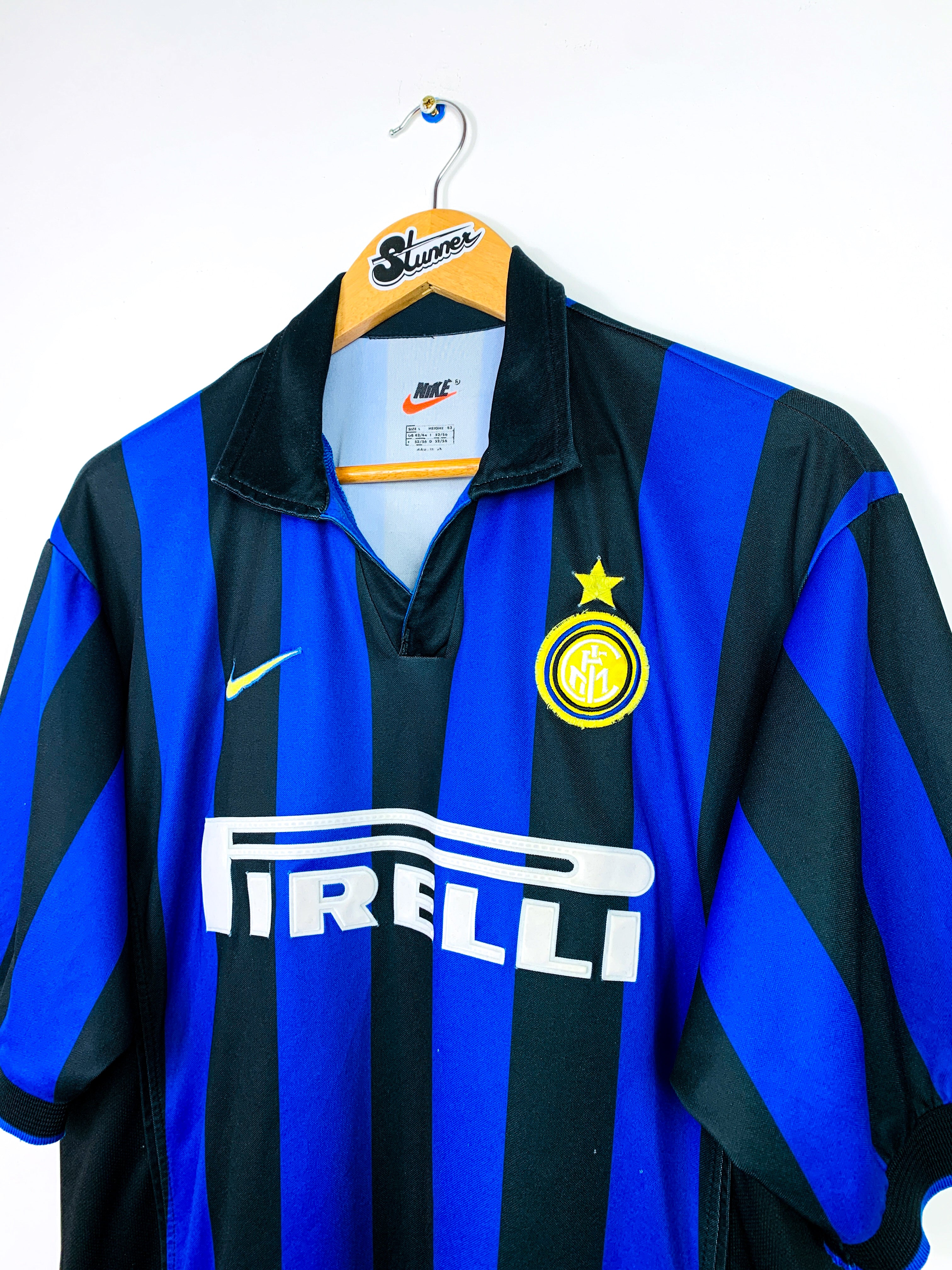 INTER MILAN 1998/1999 HOME SHIRT #9 RONALDO