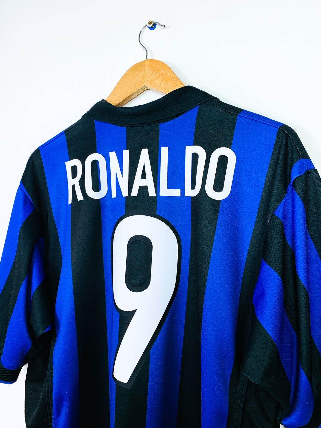 INTER MILAN 1998/1999 HOME SHIRT #9 RONALDO