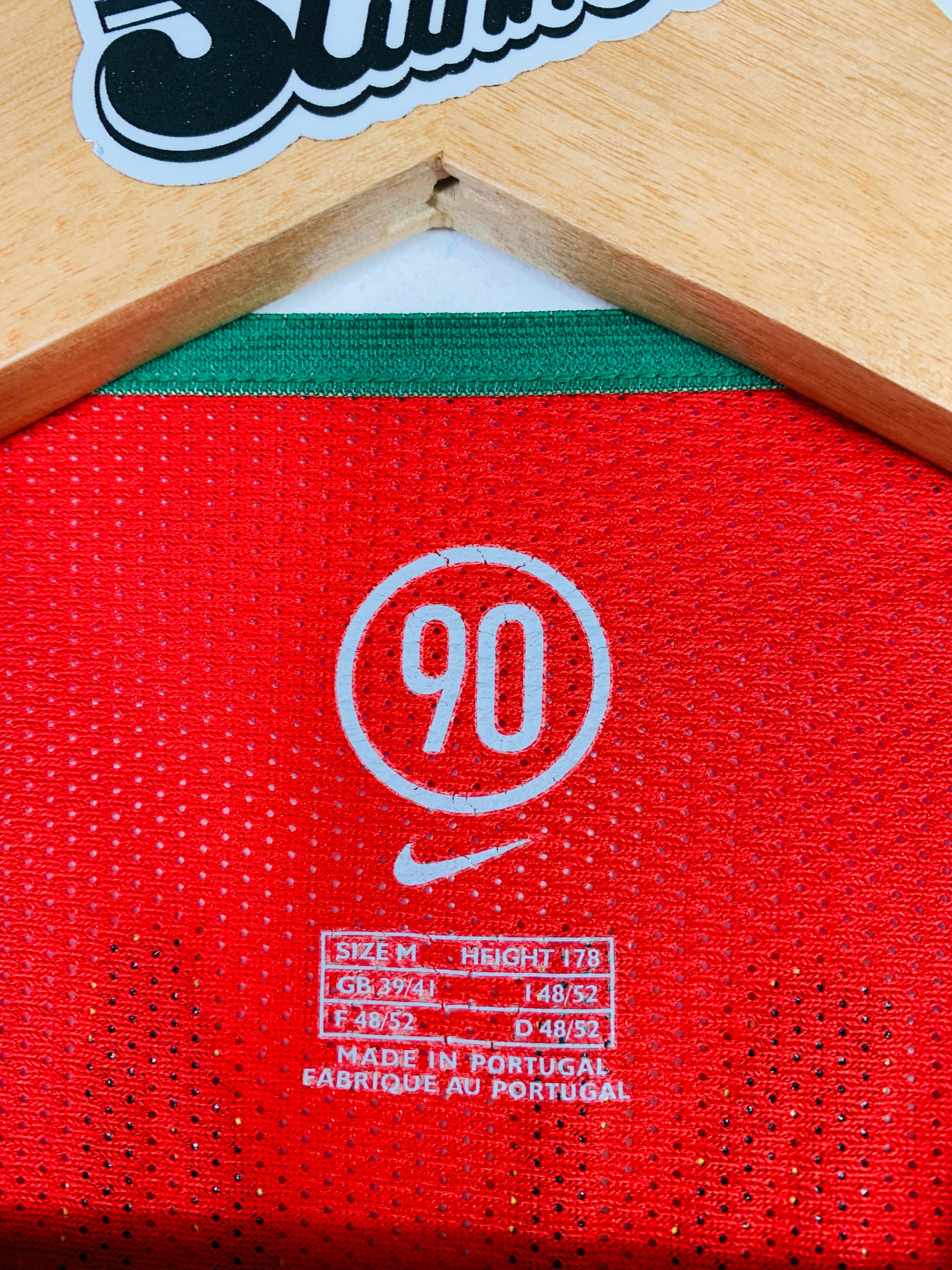 PORTUGAL 2004/2006 HOME SHIRT #17 C.RONALDO