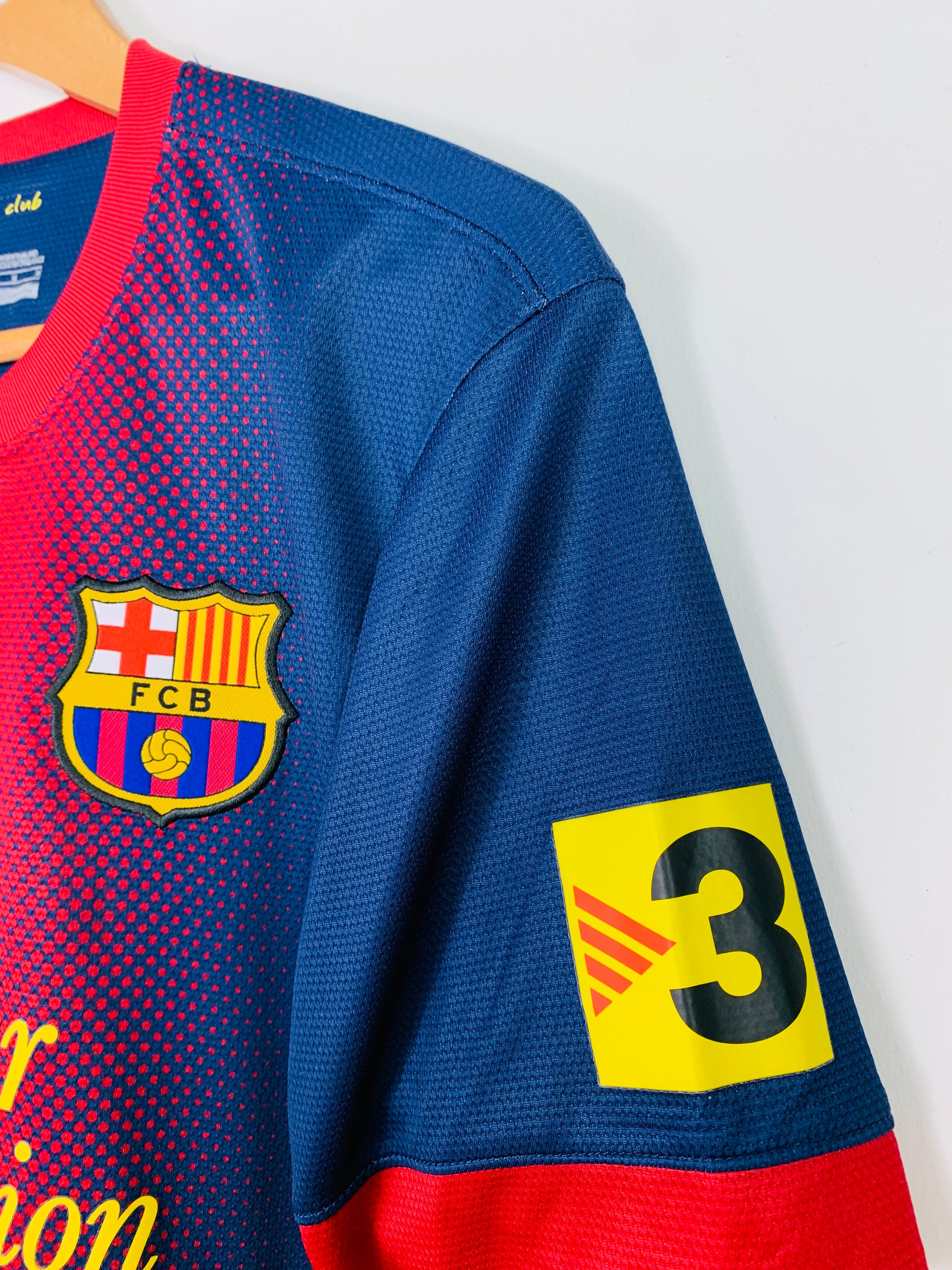 BARCELONA 2012/2013 HOME SHIRT #10 MESSI