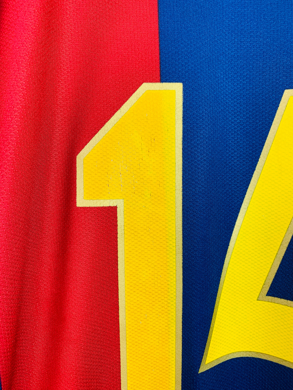 BARCELONA 2007/2008 HOME SHIRT #14 HENRY