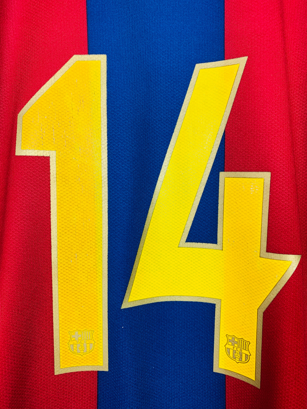 BARCELONA 2007/2008 HOME SHIRT #14 HENRY