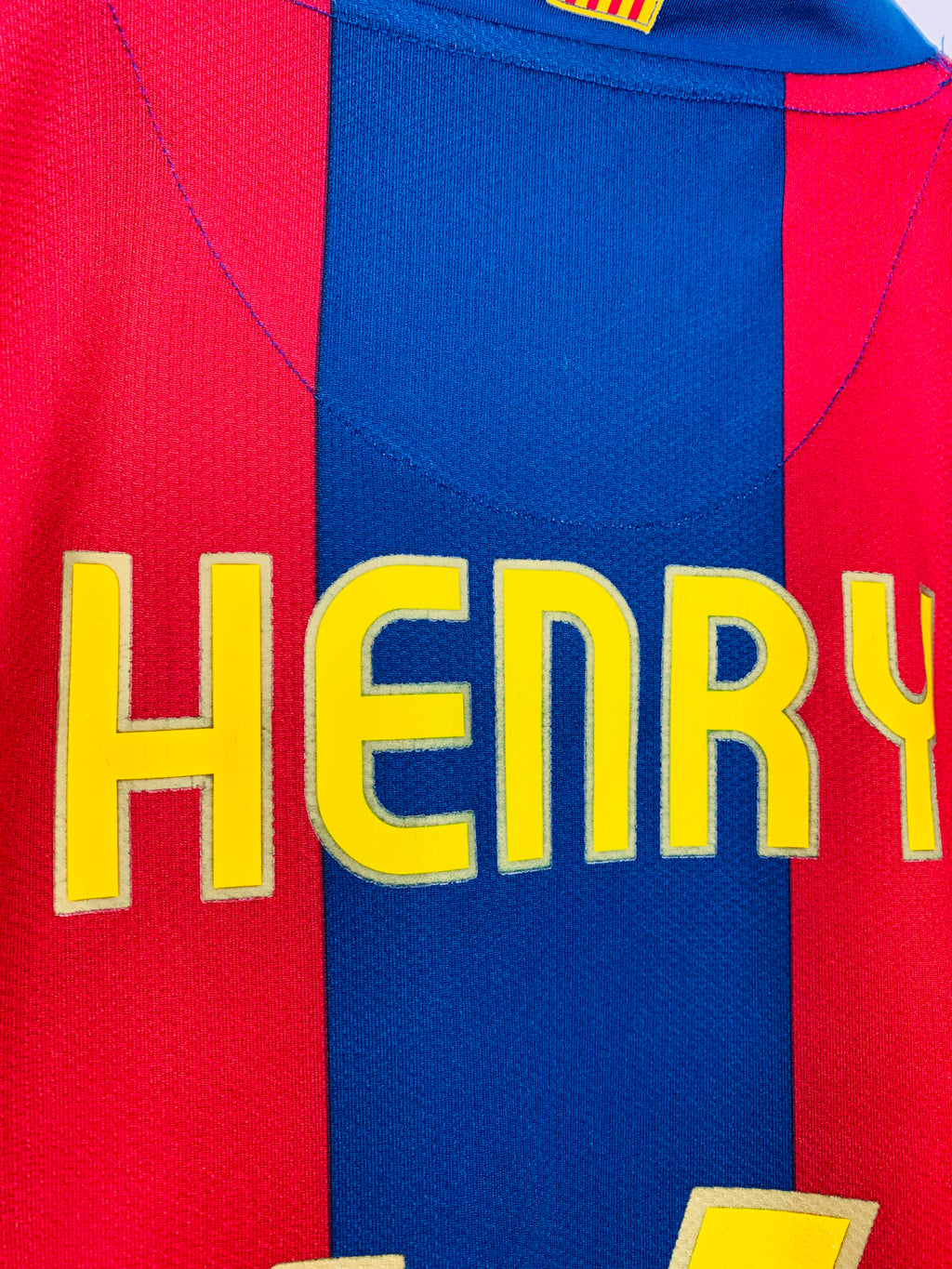 BARCELONA 2007/2008 HOME SHIRT #14 HENRY