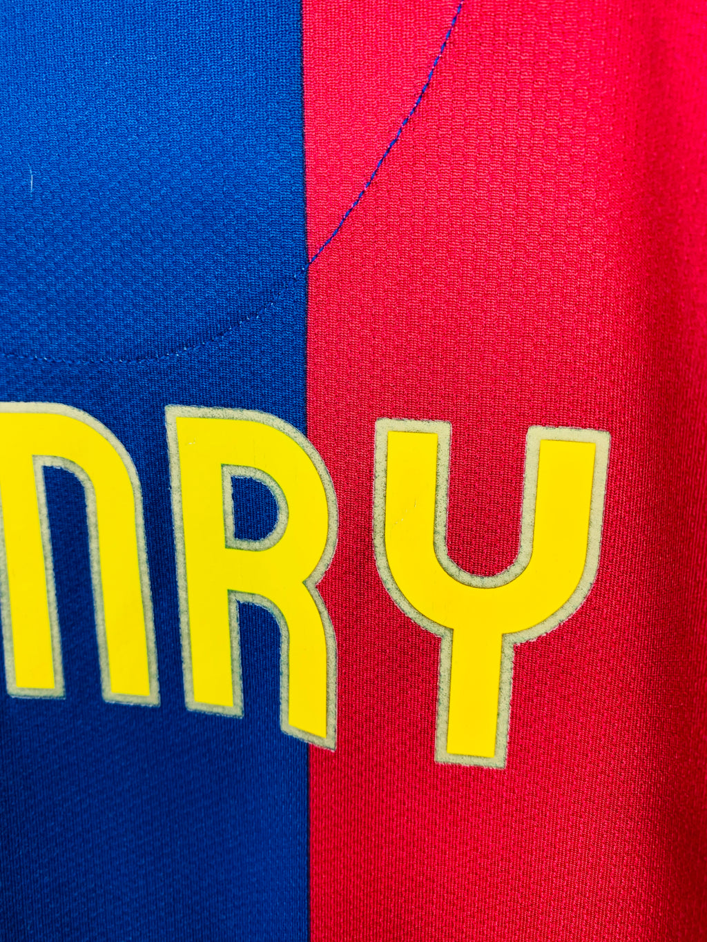 BARCELONA 2007/2008 HOME SHIRT #14 HENRY