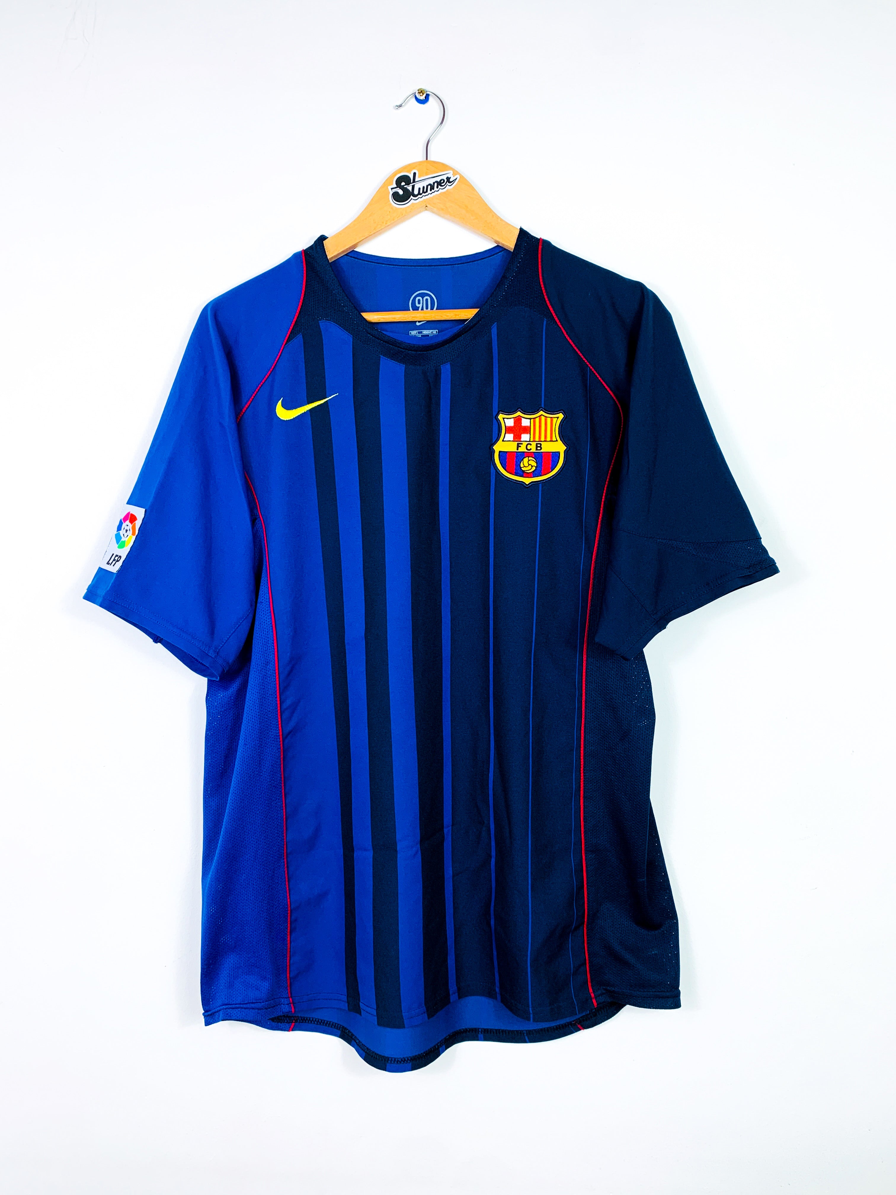 BARCELONA 2004/2005 AWAY SHIRT #10 RONALDINHO
