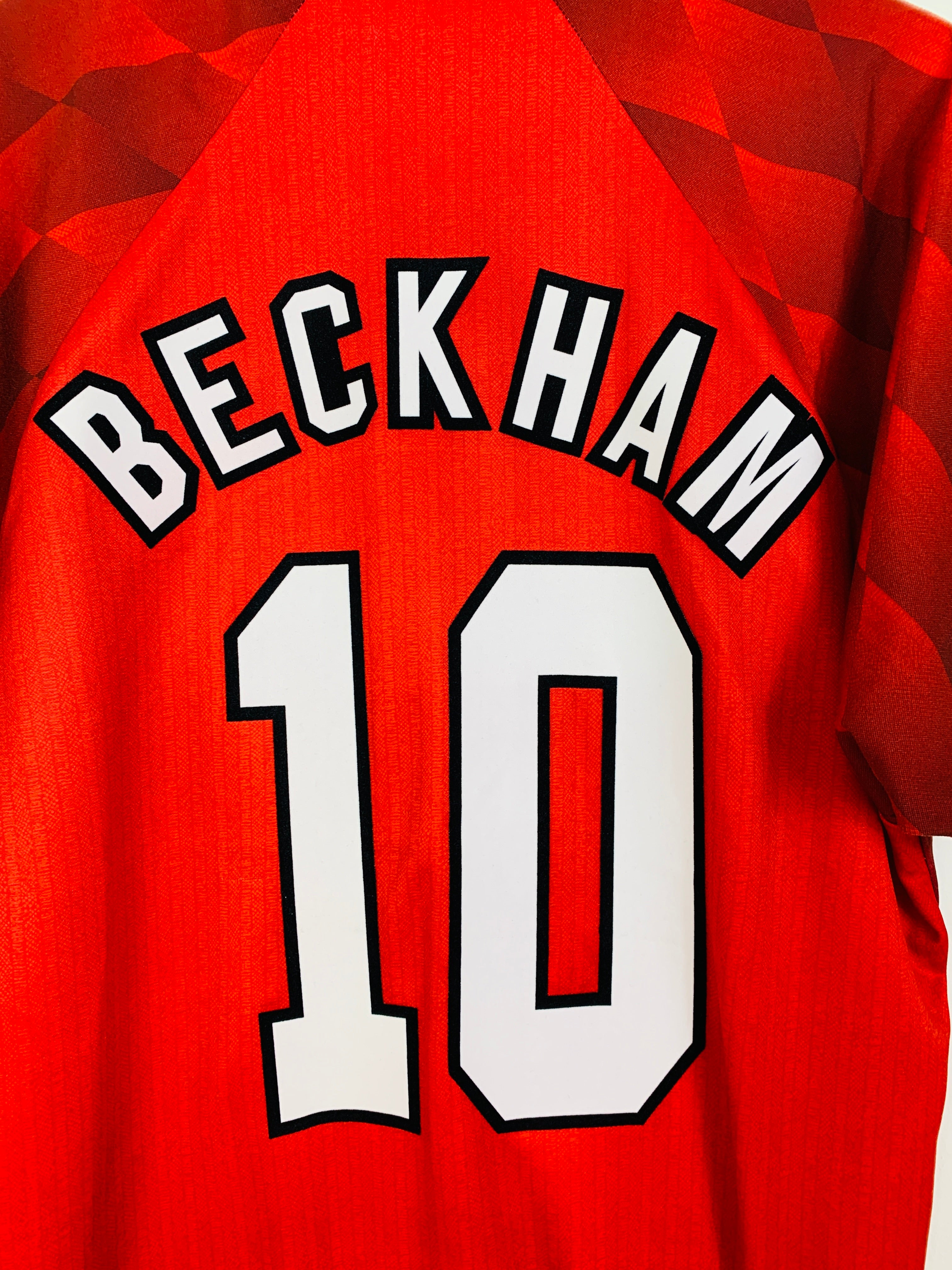 MANCHESTER UNITED 1996/1998 HOME SHIRT #10 BECKHAM [M]