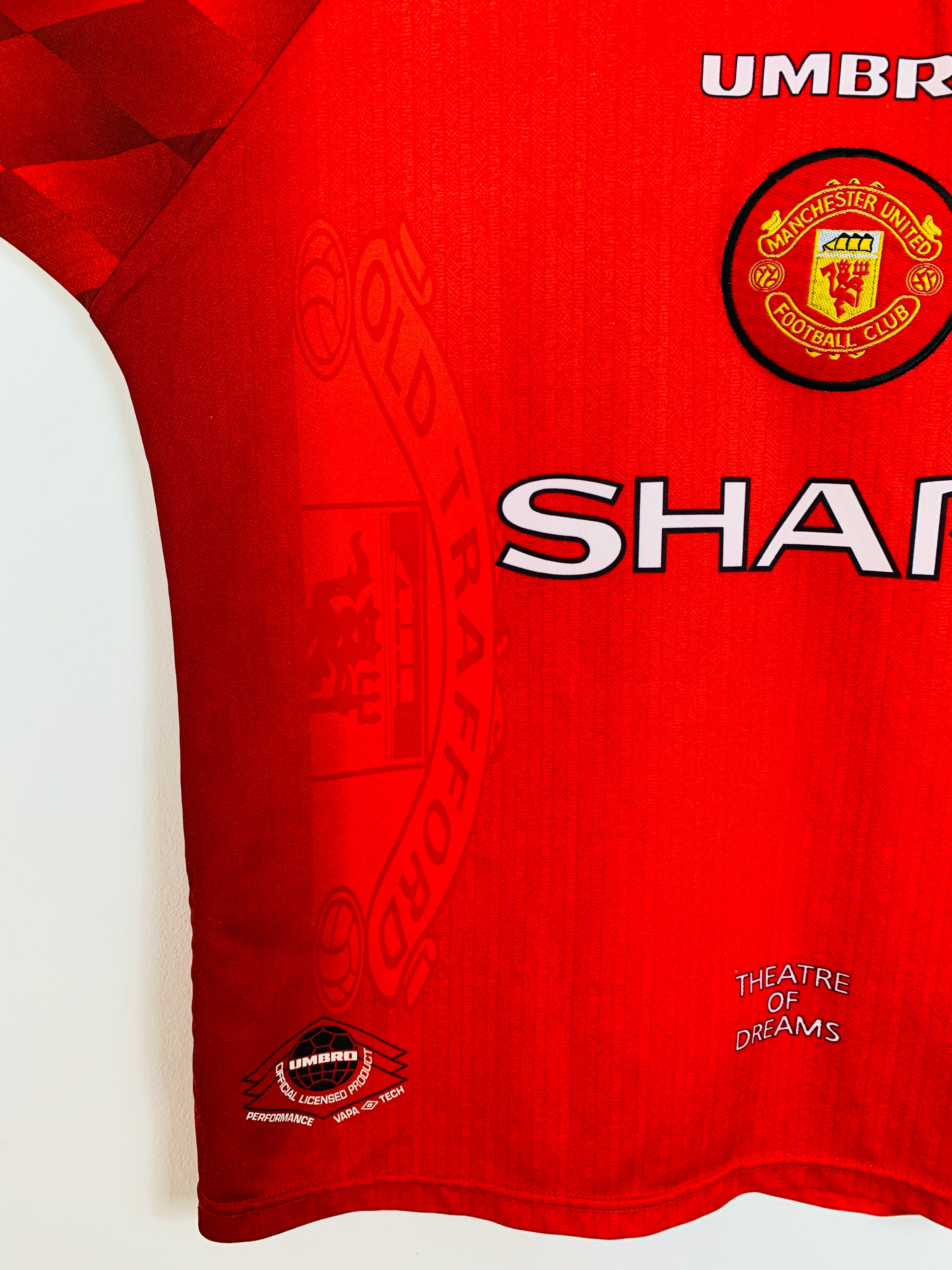 MANCHESTER UNITED 1996/1998 HOME SHIRT #10 BECKHAM [M]