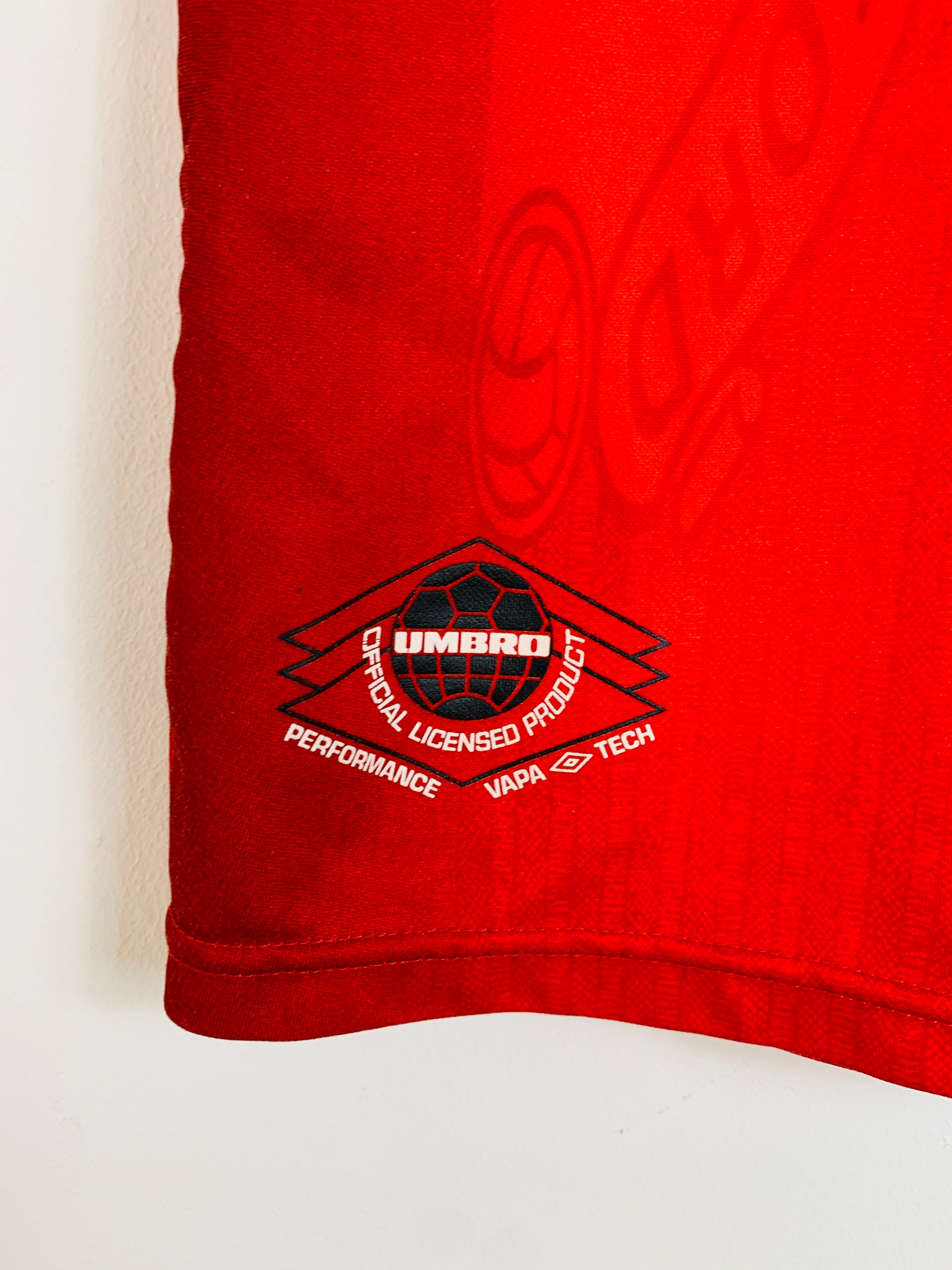 MANCHESTER UNITED 1996/1998 HOME SHIRT #10 BECKHAM [M]