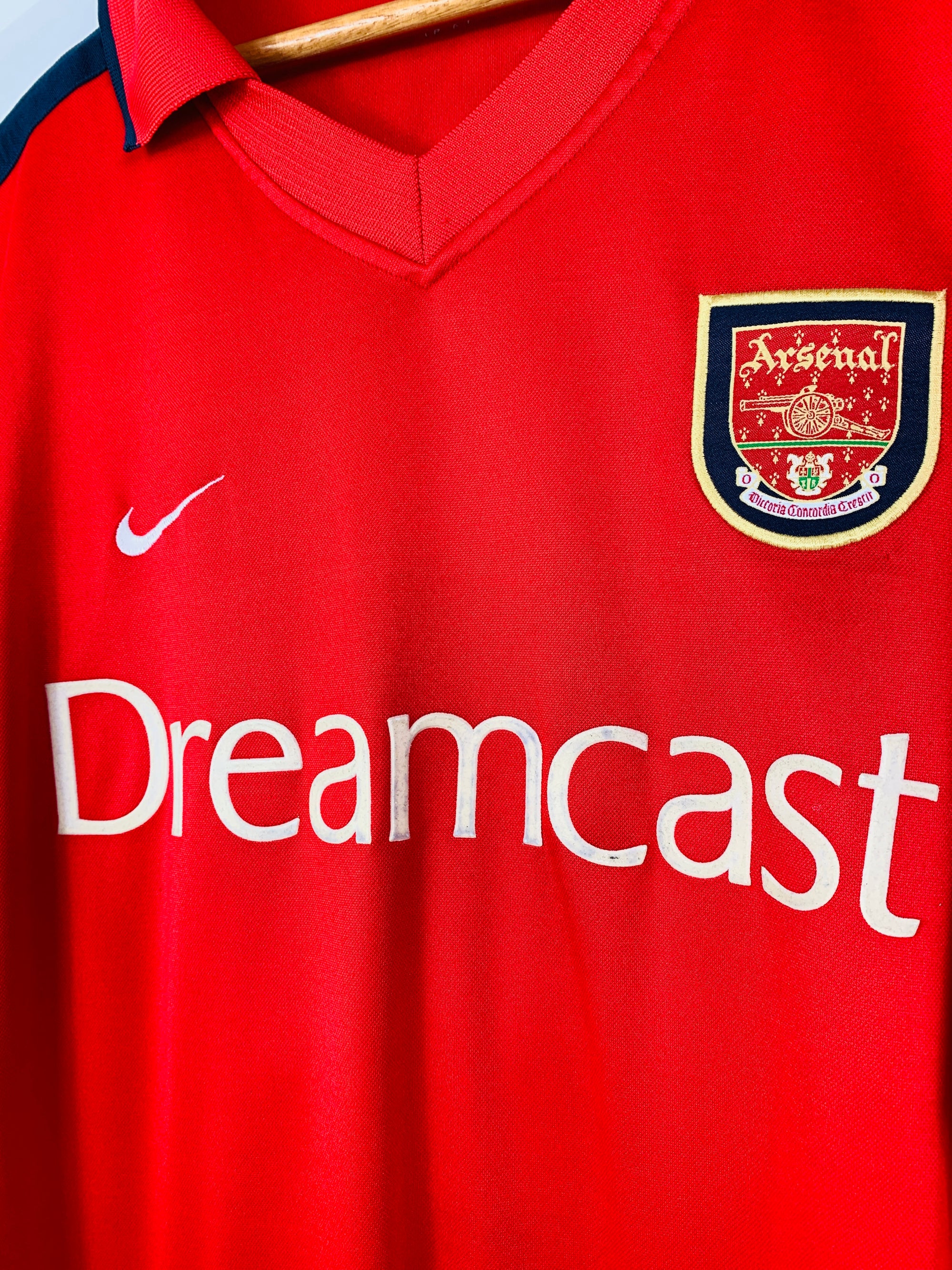 ARSENAL 2000/2002 HOME SHIRT #14 HENRY
