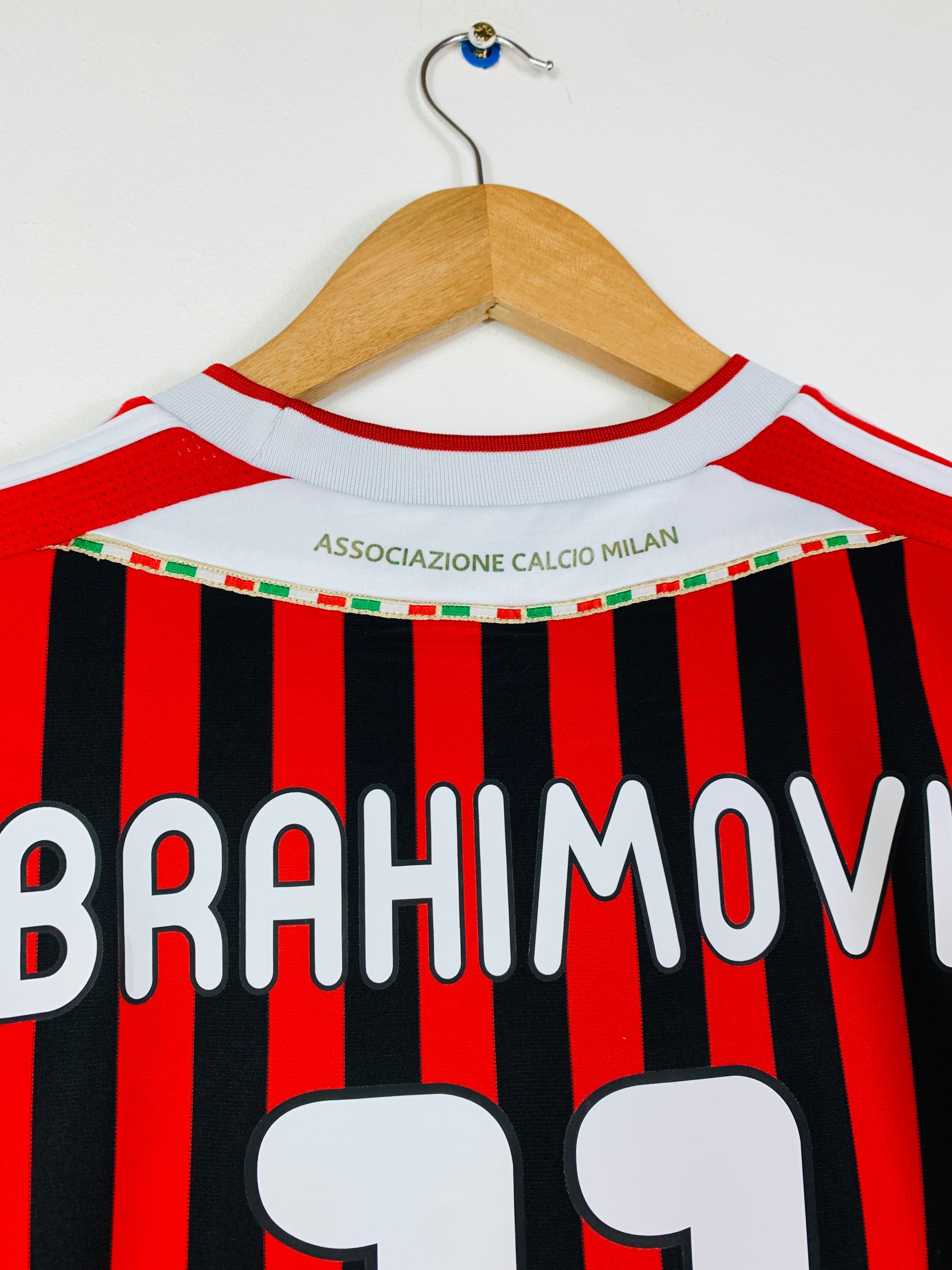 AC MILAN 2011/2012 HOME SHIRT #11 IBRAHIMOVIC