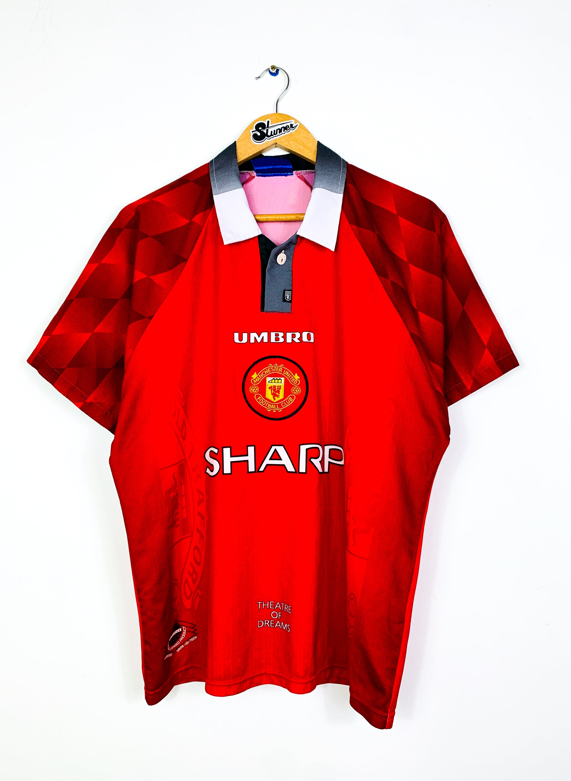 MANCHESTER UNITED 1996/1998 HOME SHIRT #10 BECKHAM [M]