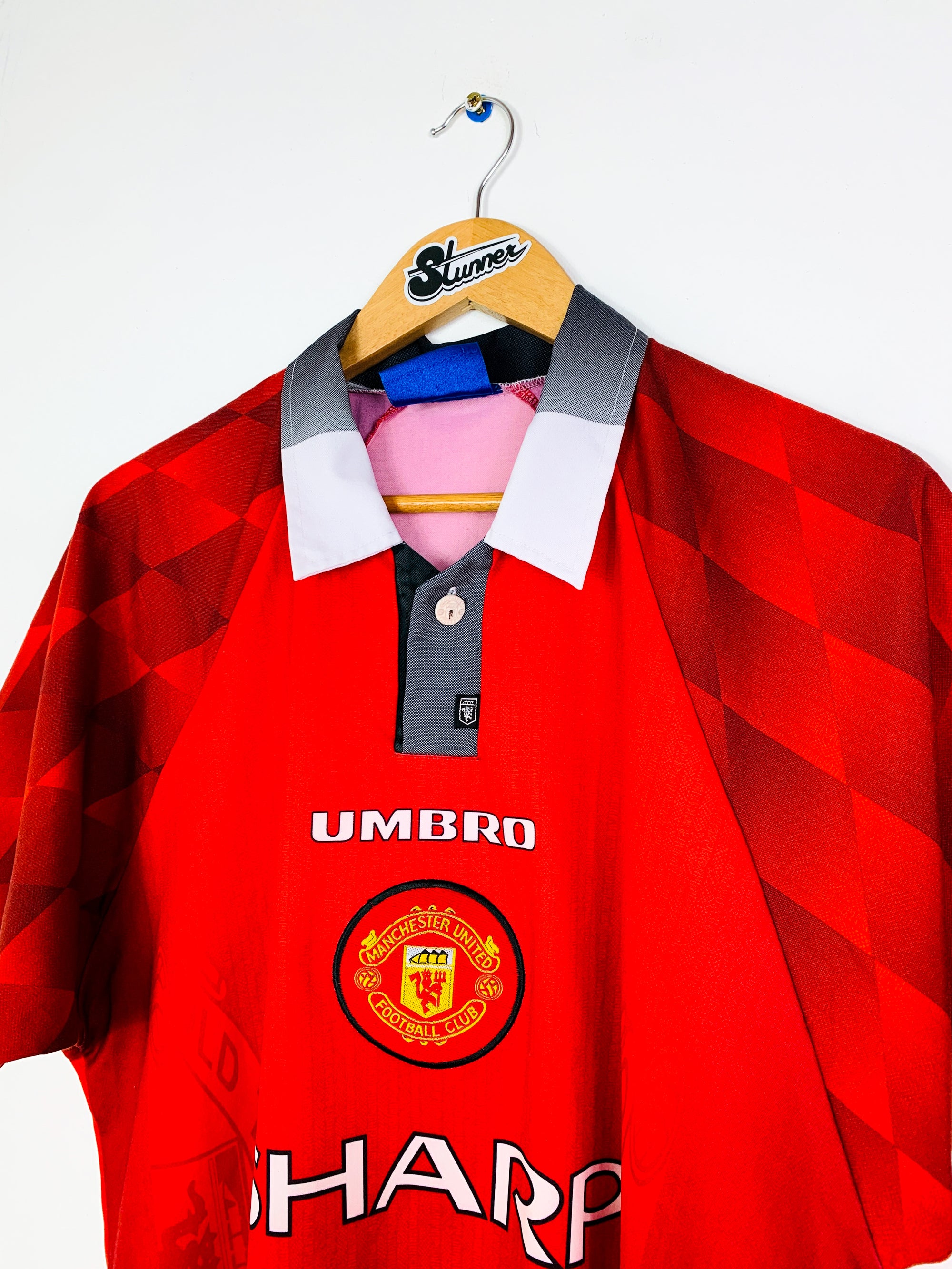 MANCHESTER UNITED 1996/1998 HOME SHIRT #10 BECKHAM [M]