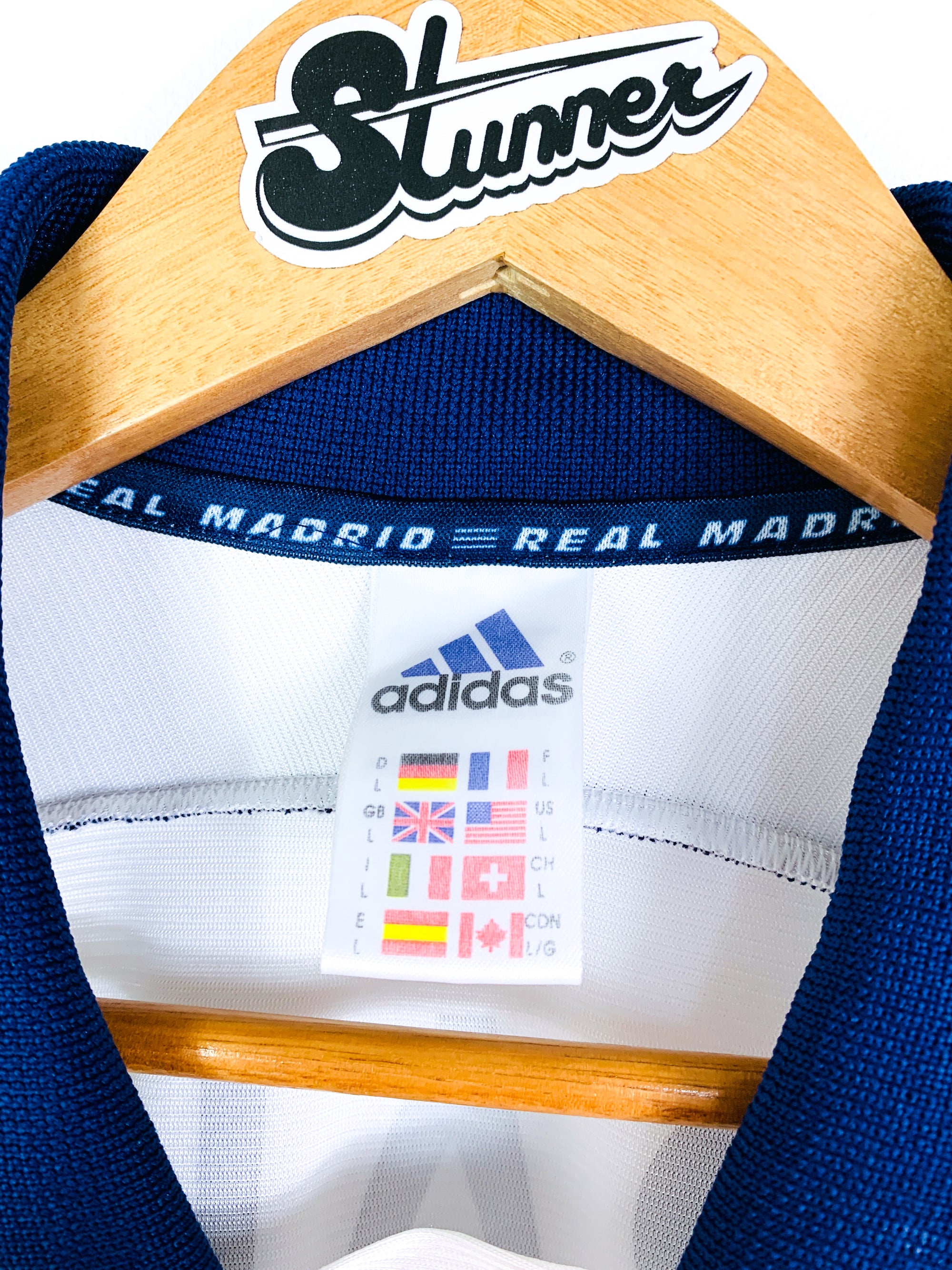 REAL MADRID 1998/2000 HOME SHIRT #7 RAUL