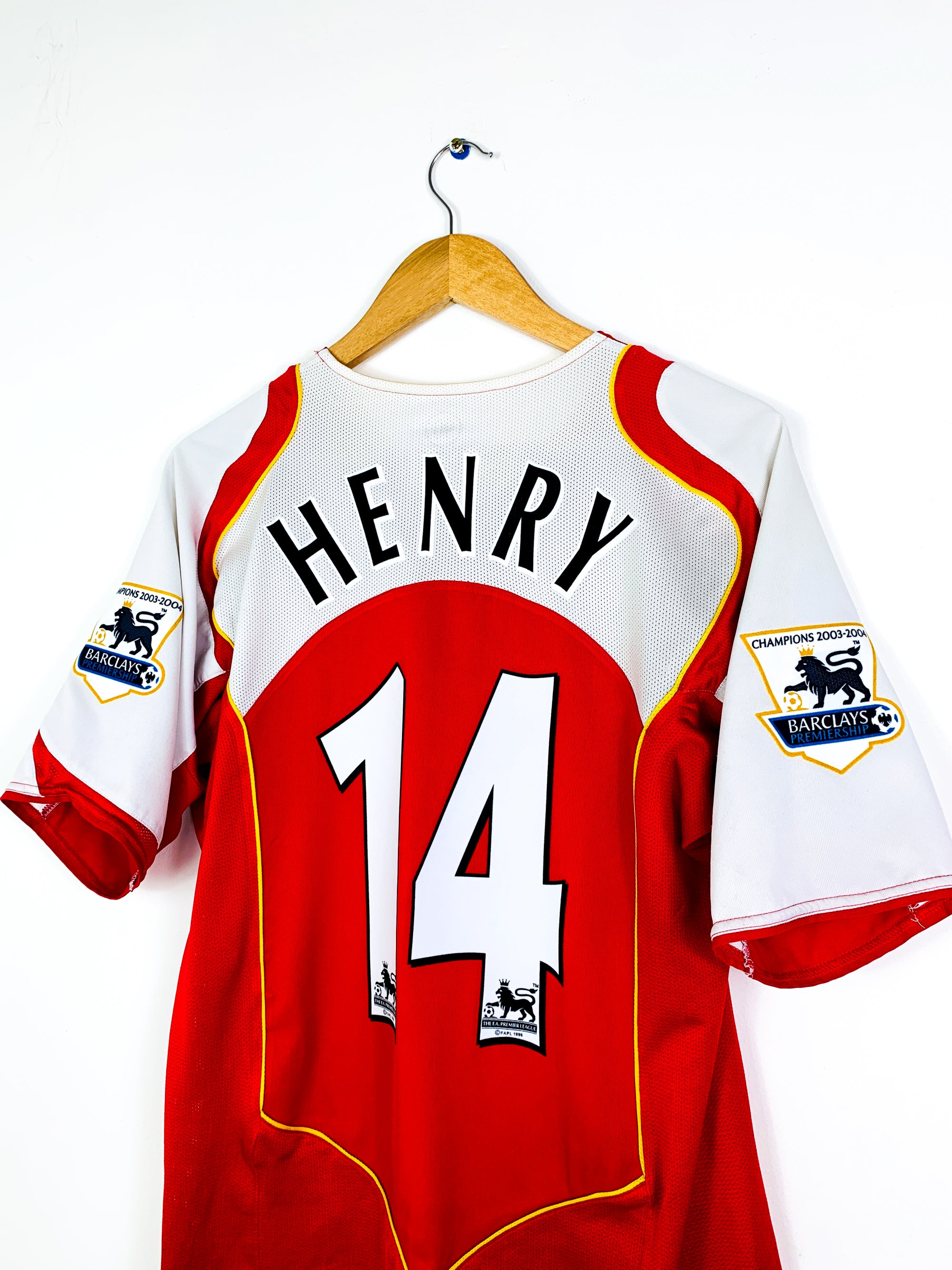 ARSENAL 2004/2005 HOME SHIRT #14 HENRY