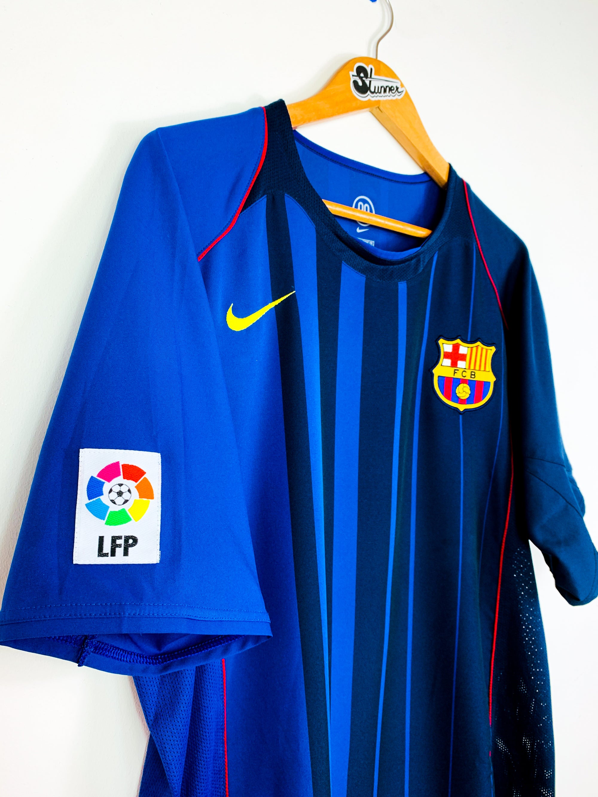 BARCELONA 2004/2005 AWAY SHIRT #30 MESSI [XL]