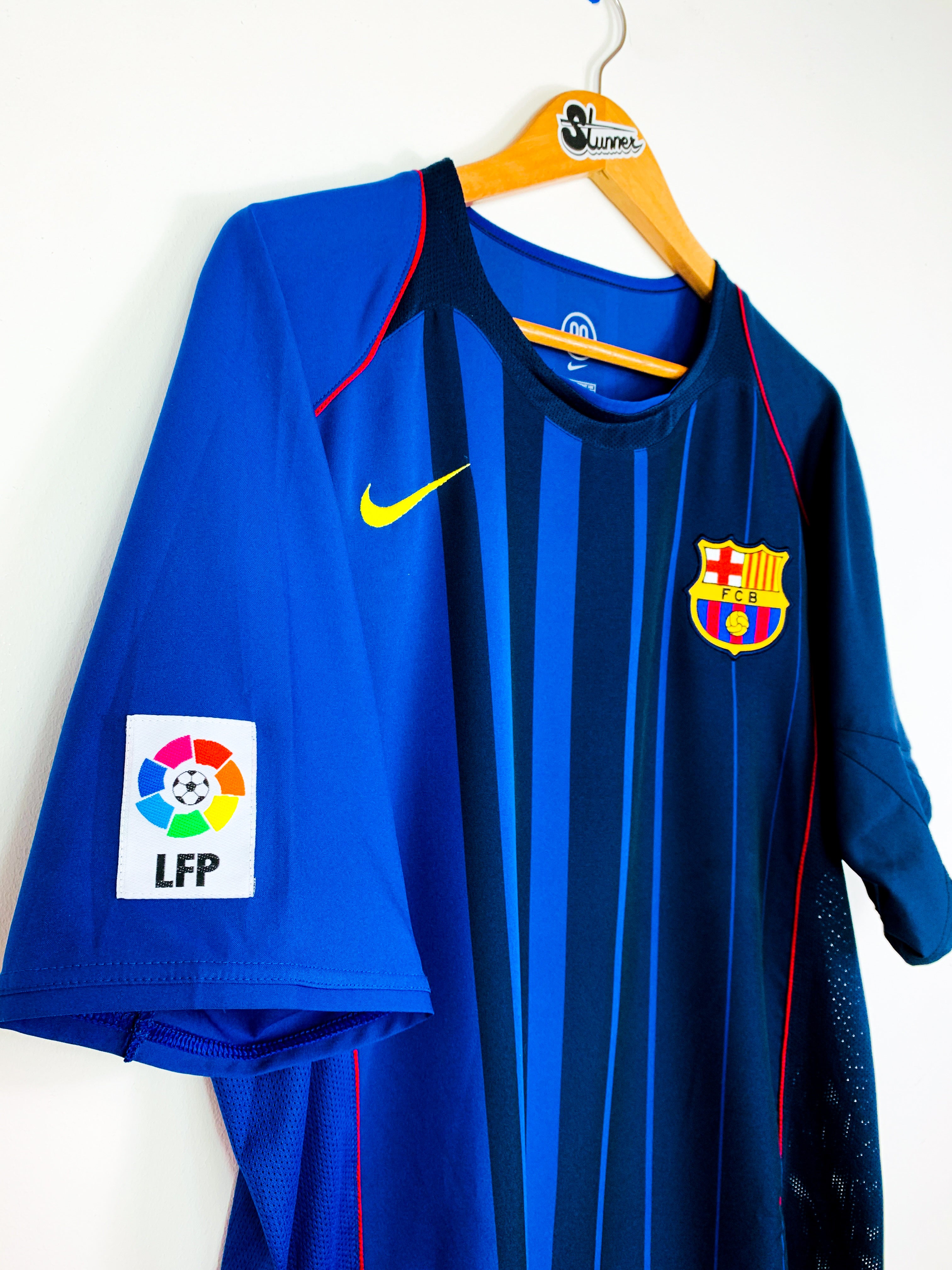 BARCELONA 2004/2005 AWAY SHIRT #30 MESSI [XL]