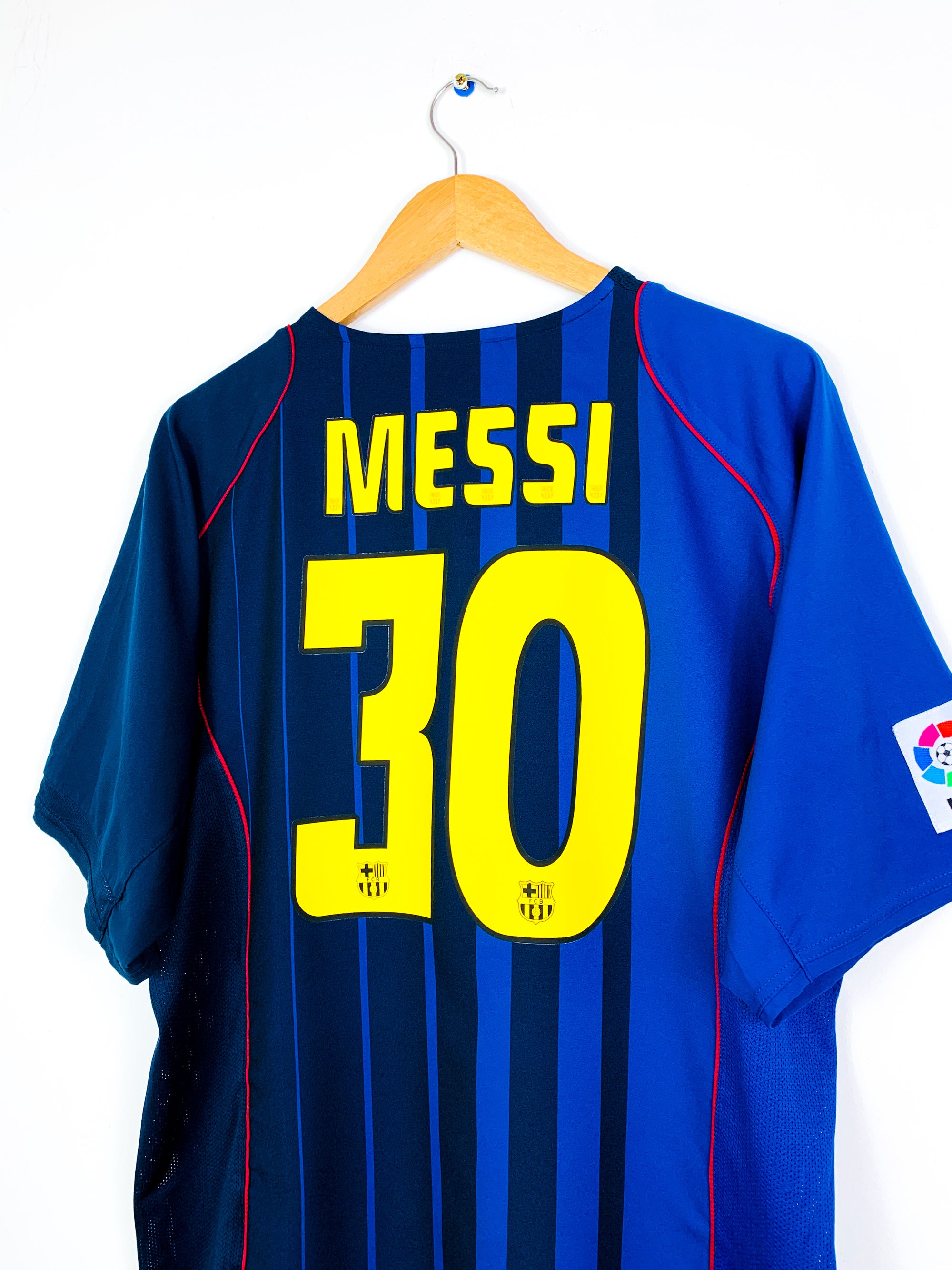 BARCELONA 2004/2005 AWAY SHIRT #30 MESSI [XL]