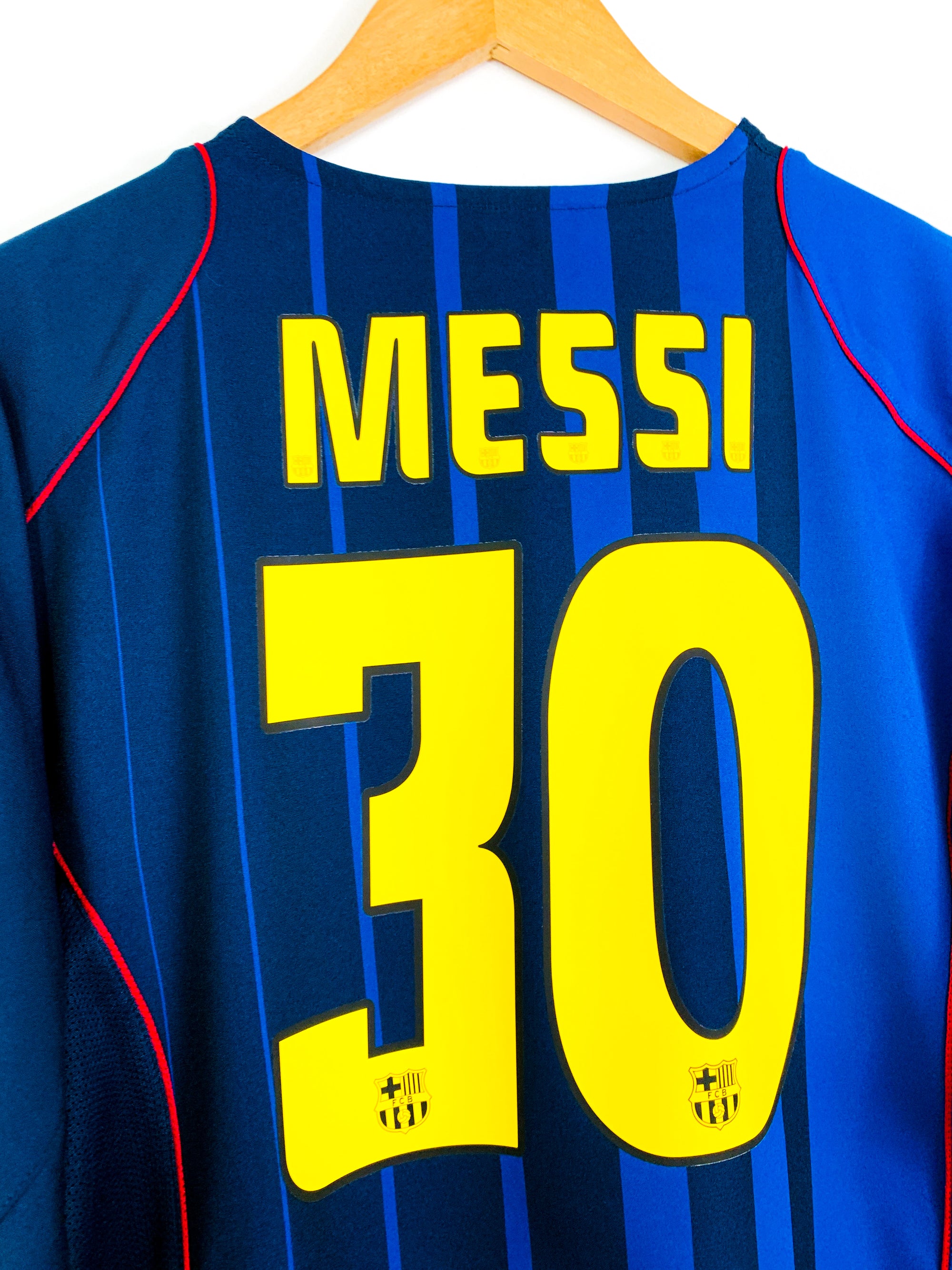 BARCELONA 2004/2005 AWAY SHIRT #30 MESSI [XL]