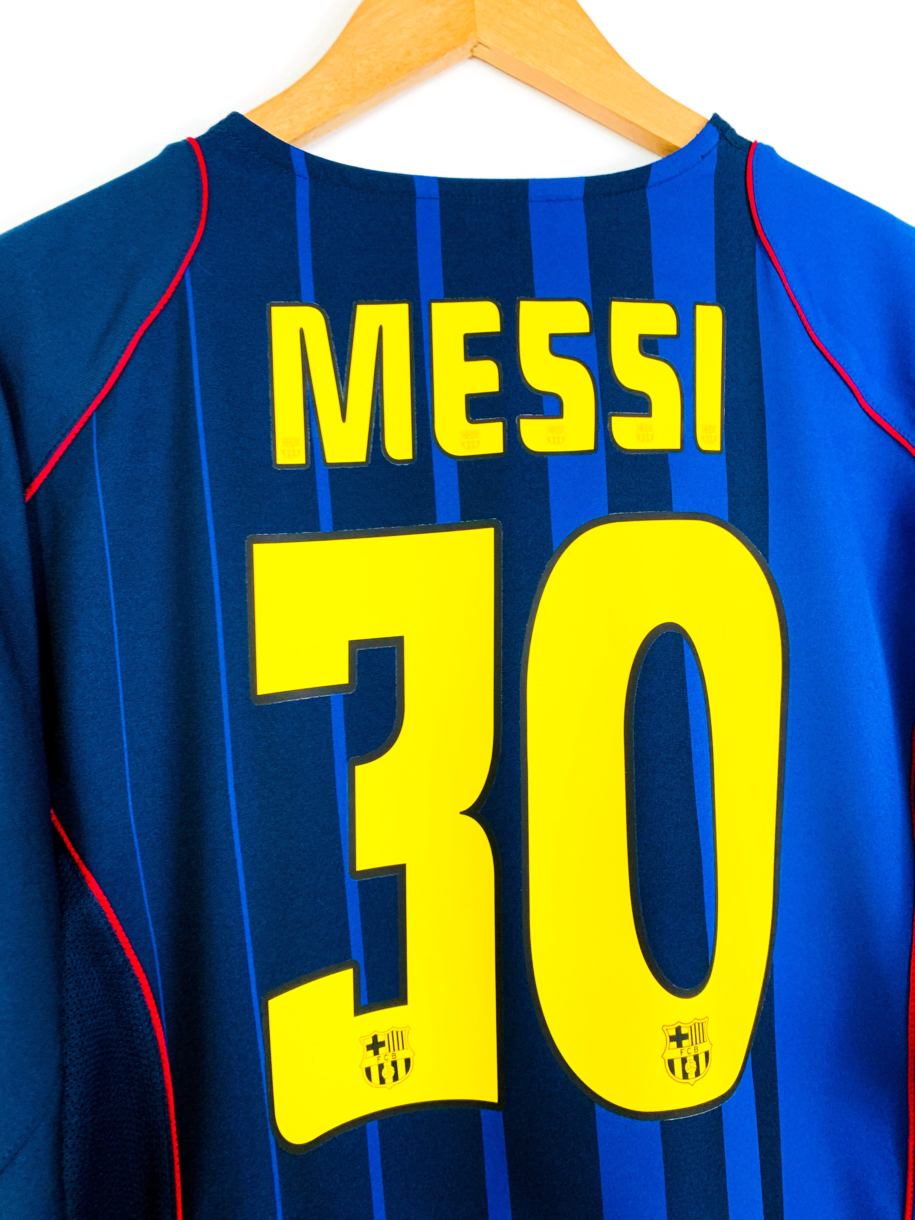 BARCELONA 2004/2005 AWAY SHIRT #30 MESSI [XL]