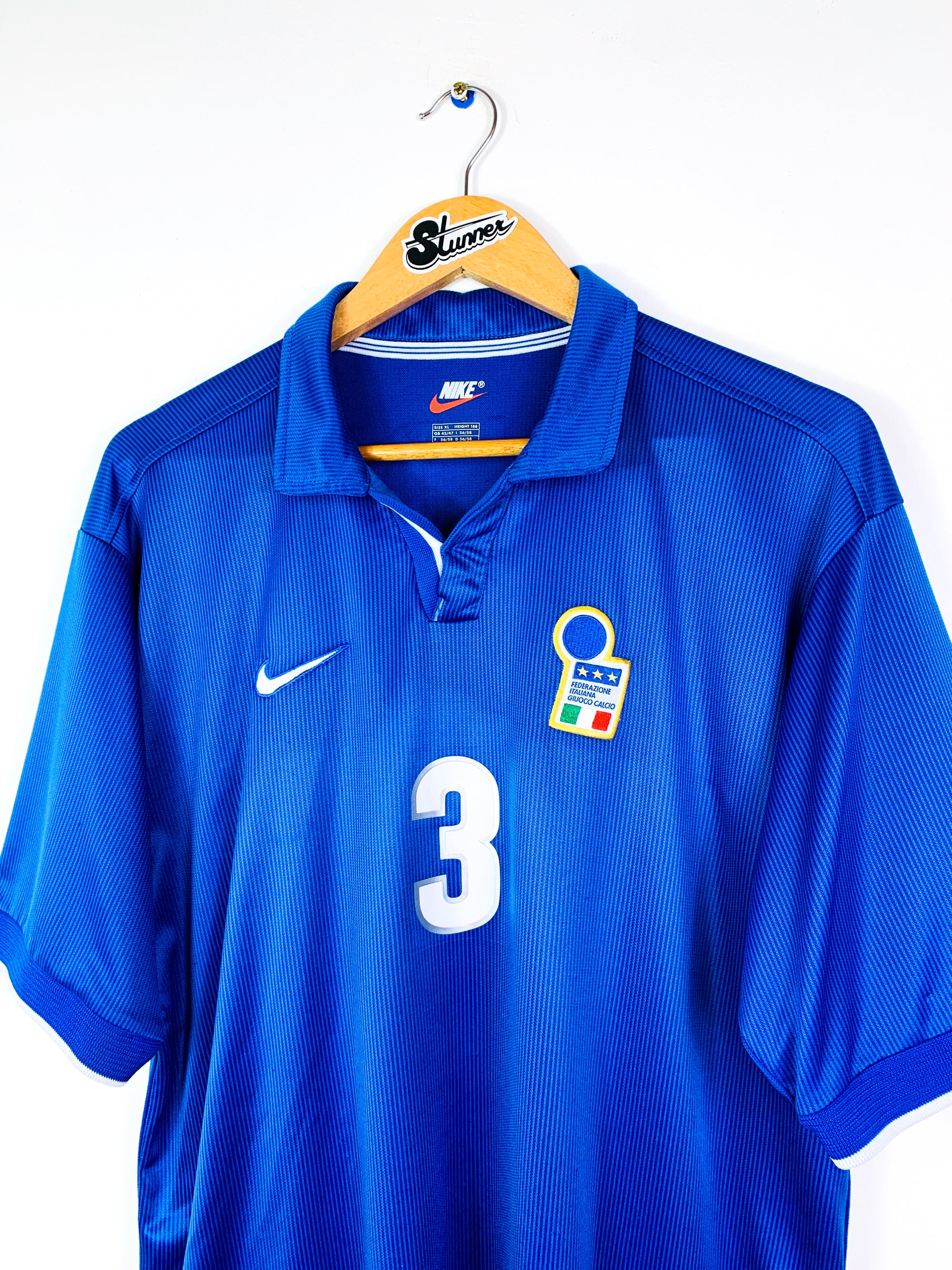 ITALY 1997/1998 HOME SHIRT #3 MALDINI