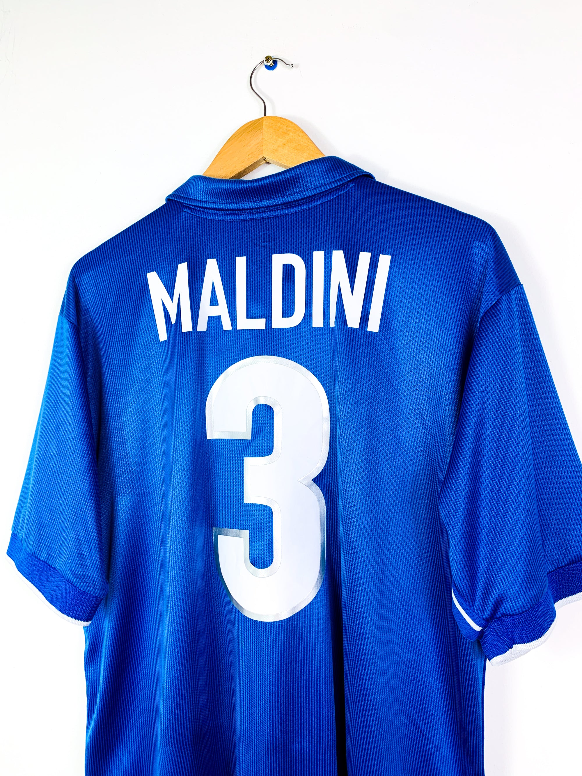ITALY 1997/1998 HOME SHIRT #3 MALDINI
