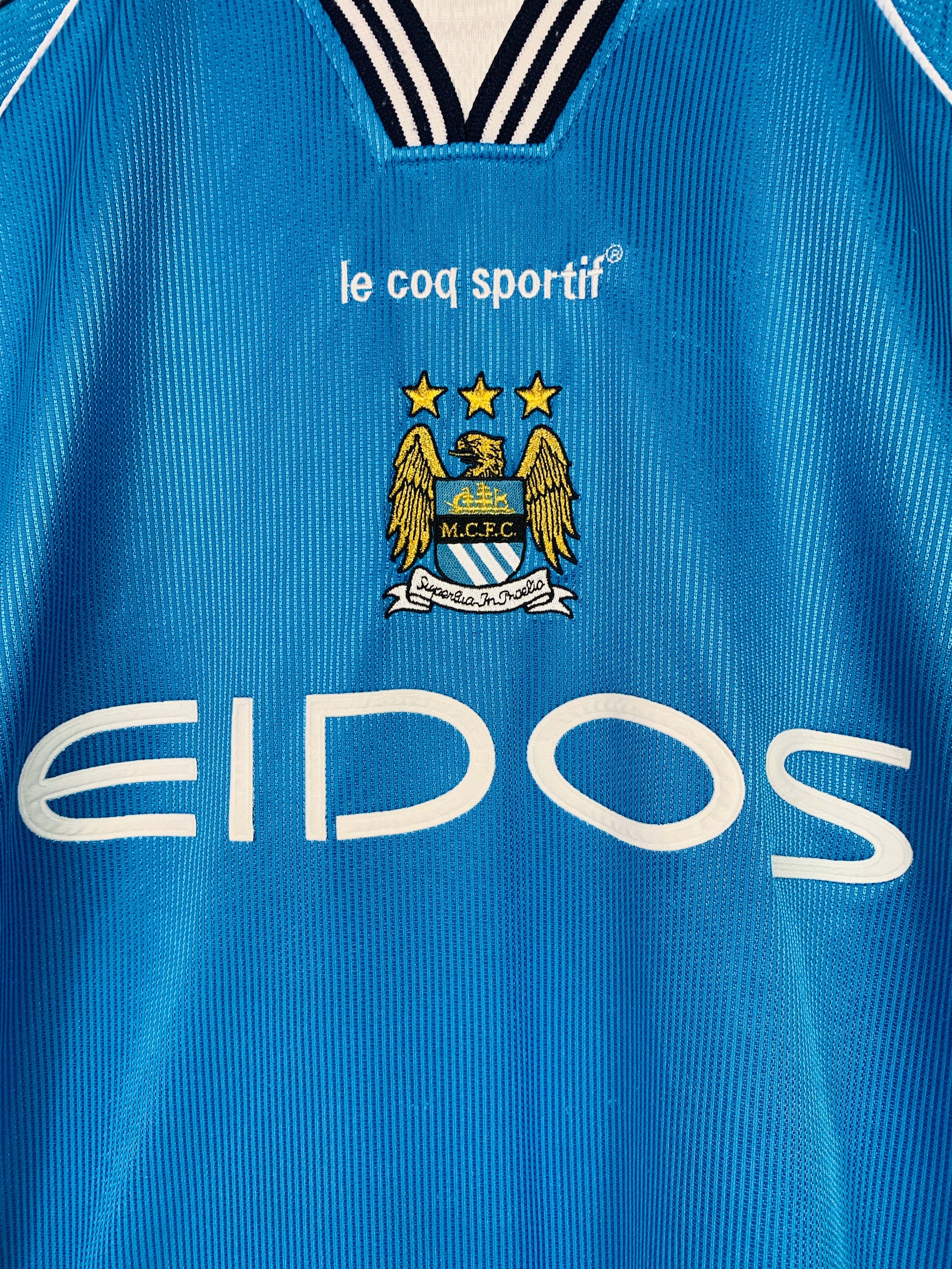 MANCHESTER CITY 1999/2001 HOME SHIRT #15 HAALAND