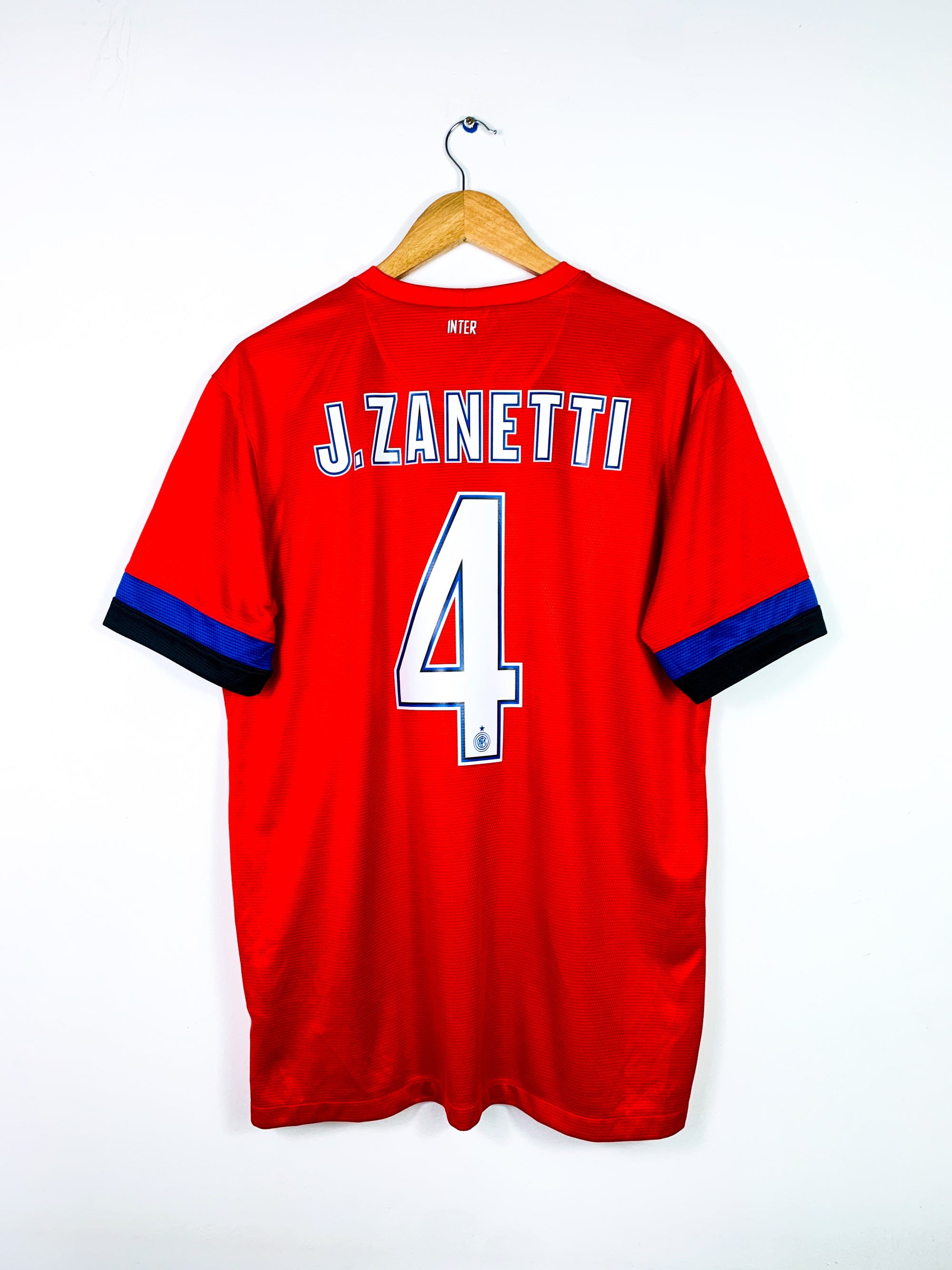 INTER MILAN 2012/2013 AWAY SHIRT #4 J. ZANETTI