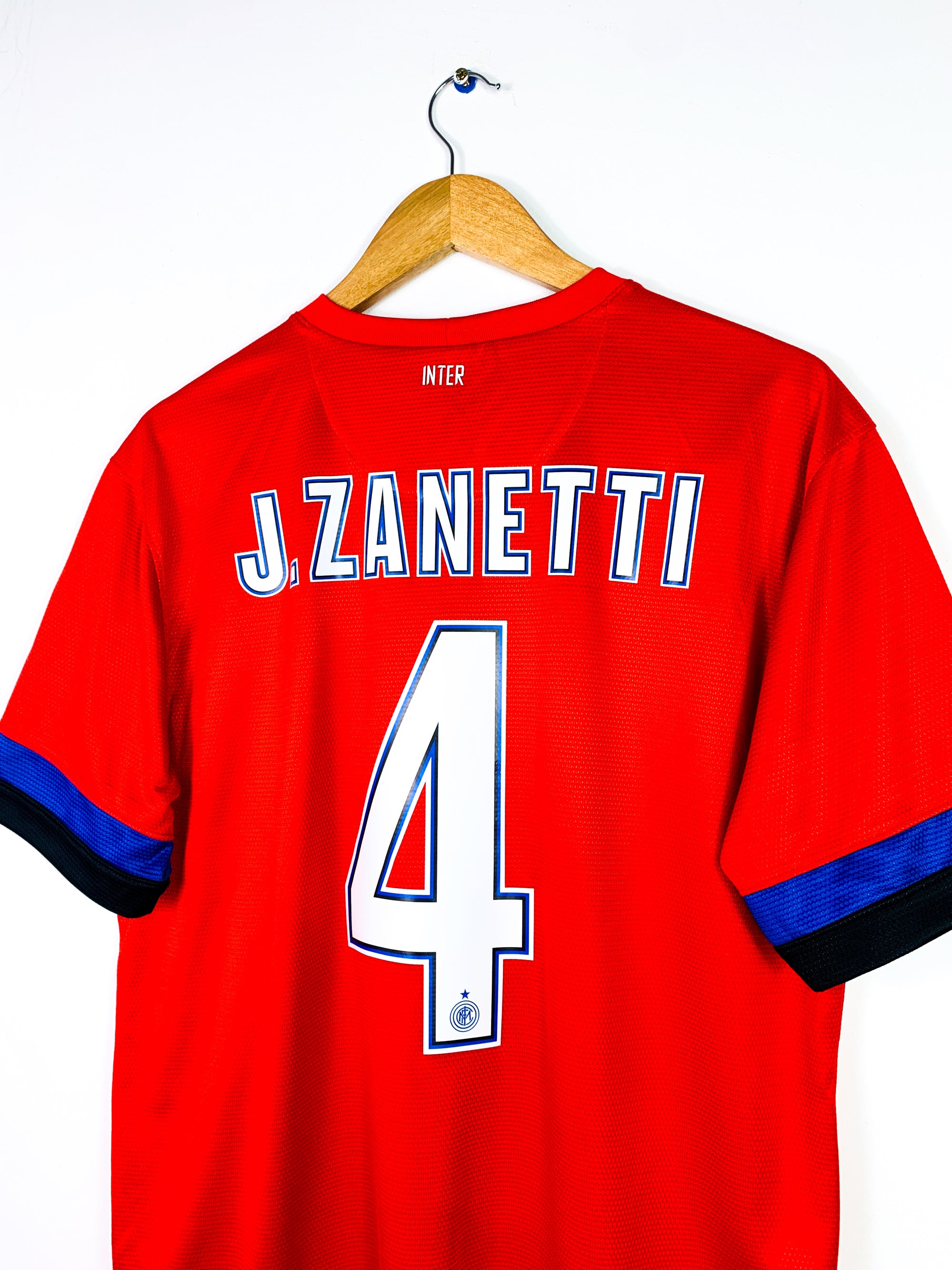 INTER MILAN 2012/2013 AWAY SHIRT #4 J. ZANETTI