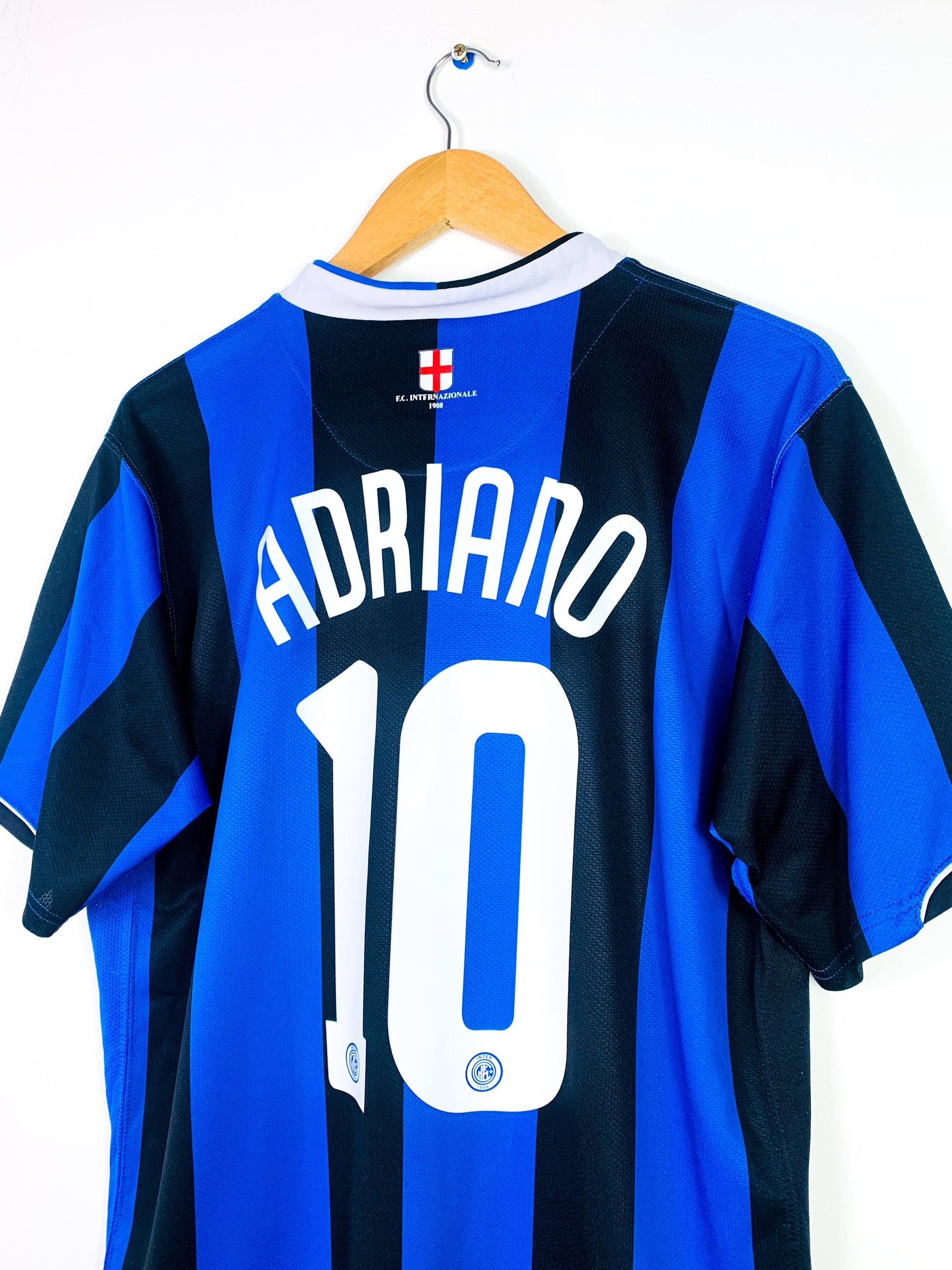 INTER MILAN 2006/2007 HOME SHIRT #10 ADRIANO