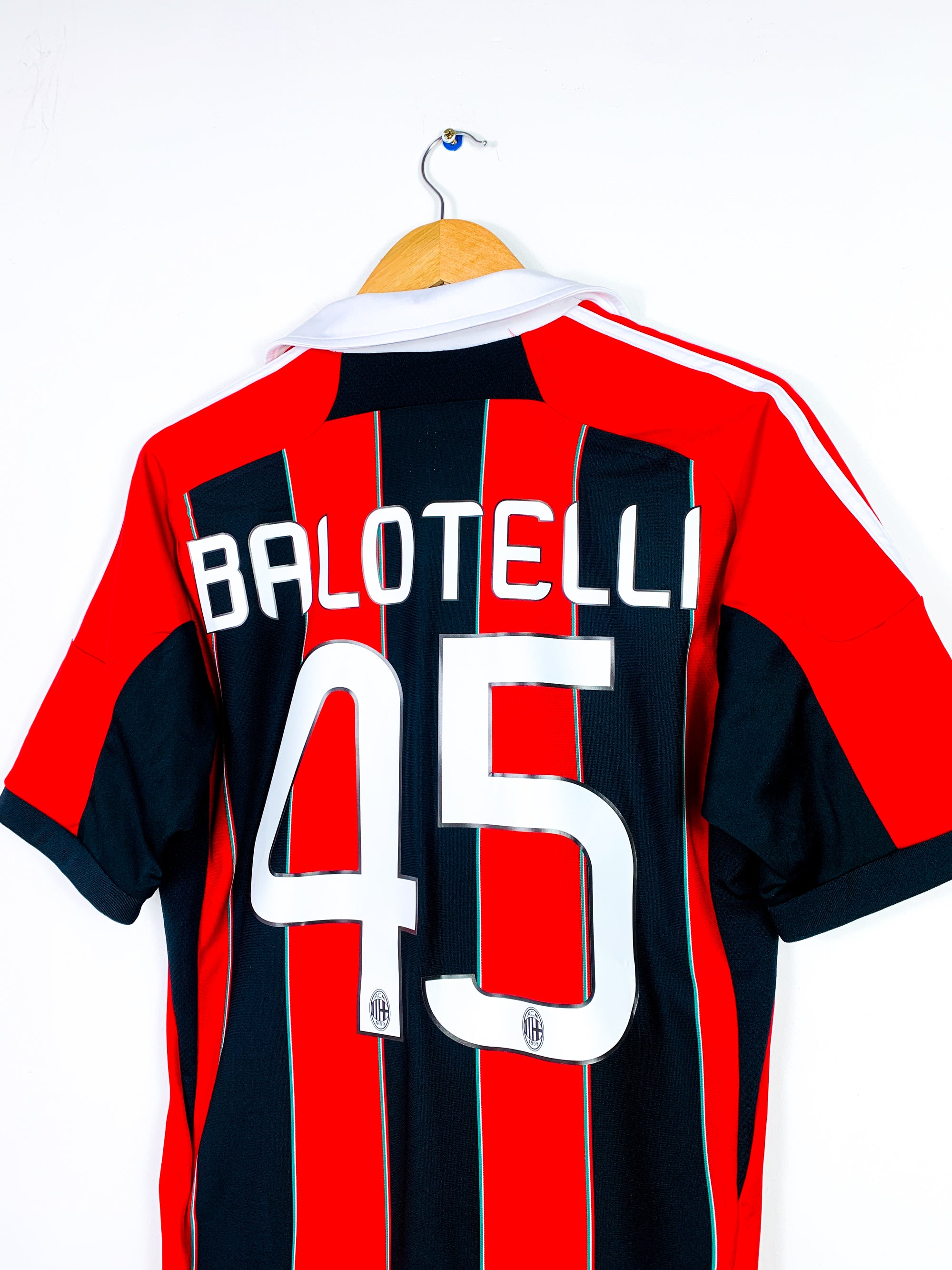 AC MILAN 2012/2013 HOME SHIRT #45 BALOTELLI