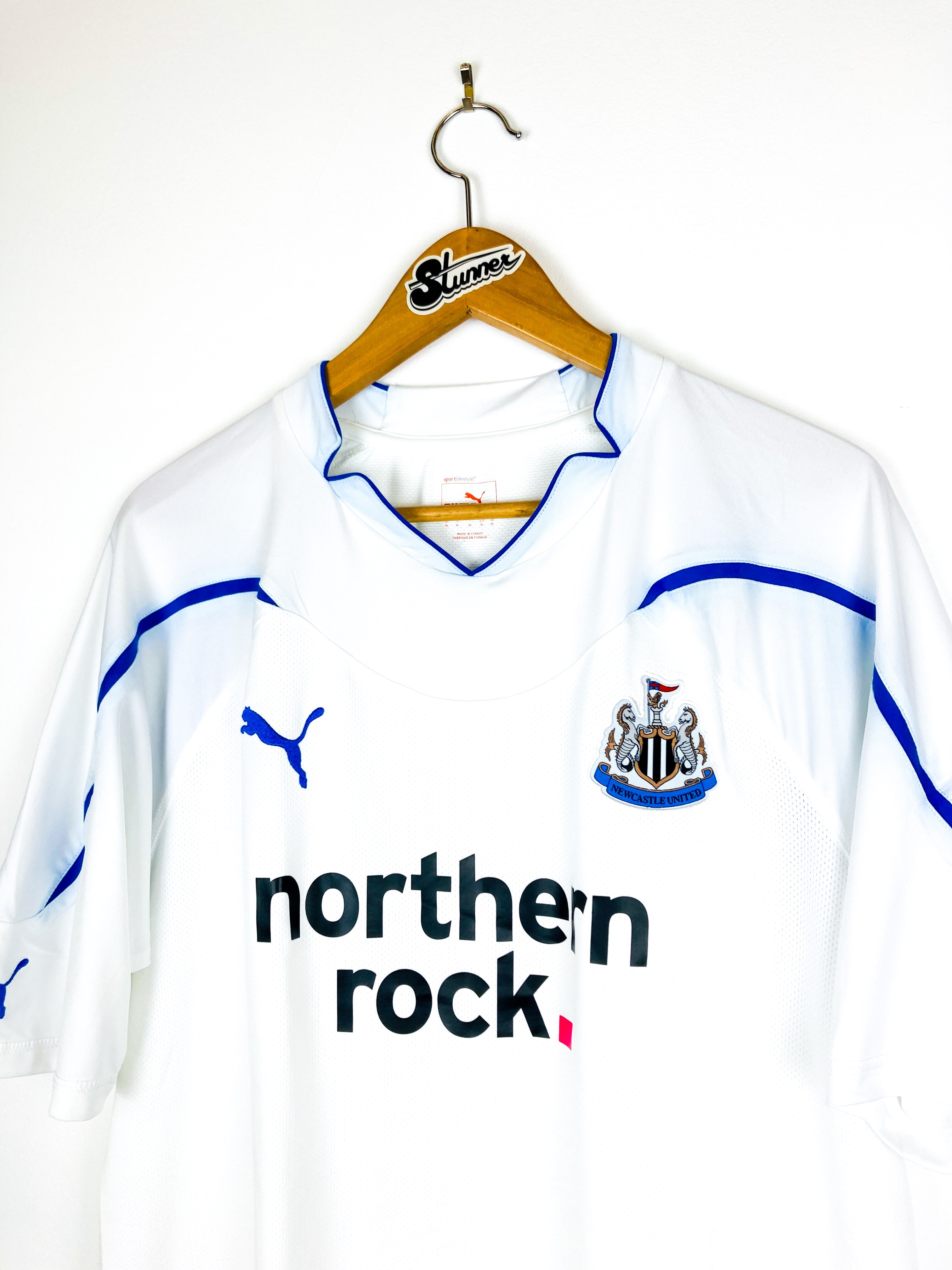 NEWCASTLE UNITED 2010/2011 THIRD SHIRT #24 TIOTE [PLAYER ISSUE]