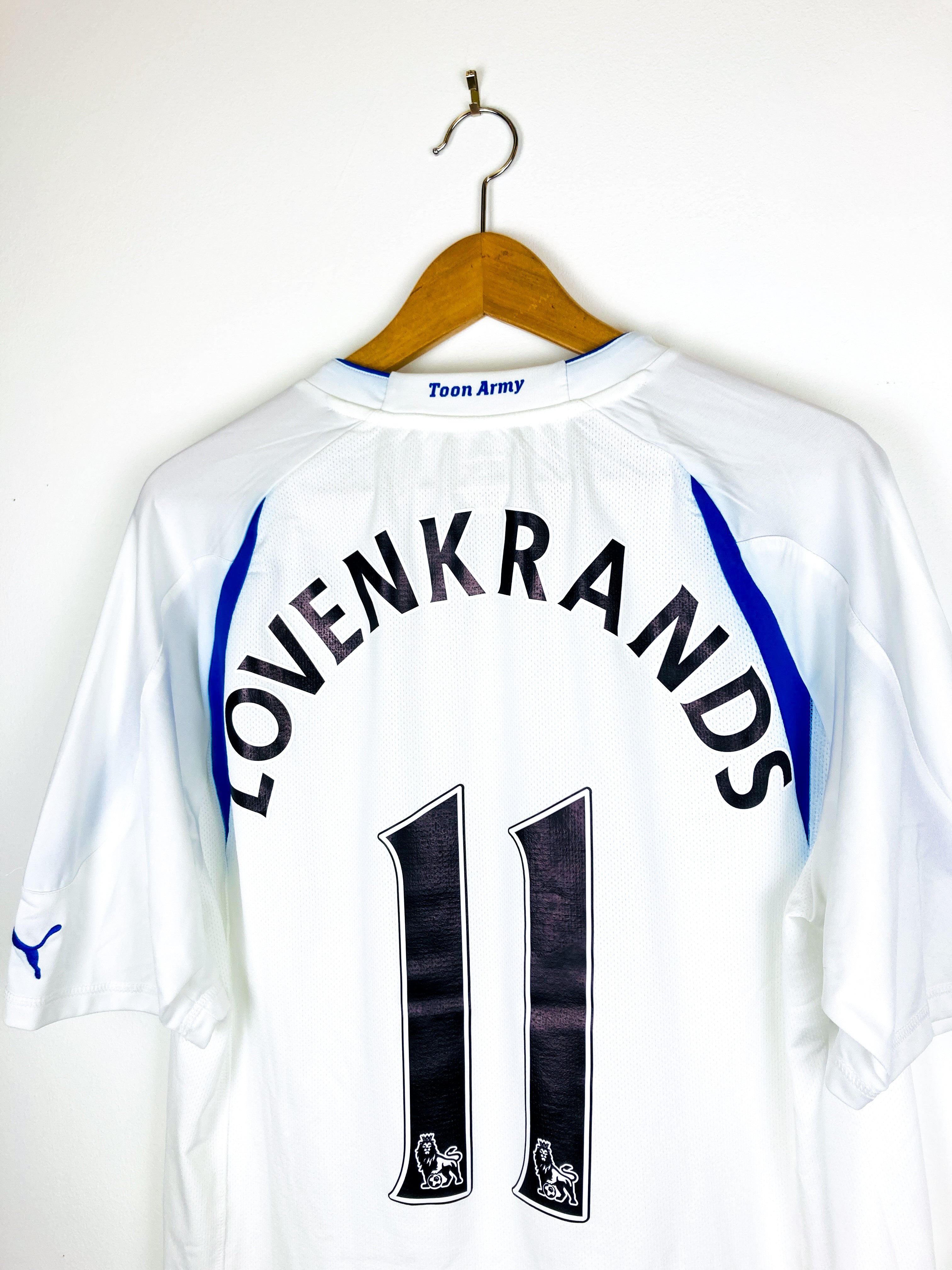NEWCASTLE UNITED 2010/2011 THIRD SHIRT #11 LOVENKRANDS [PLAYER ISSUE]